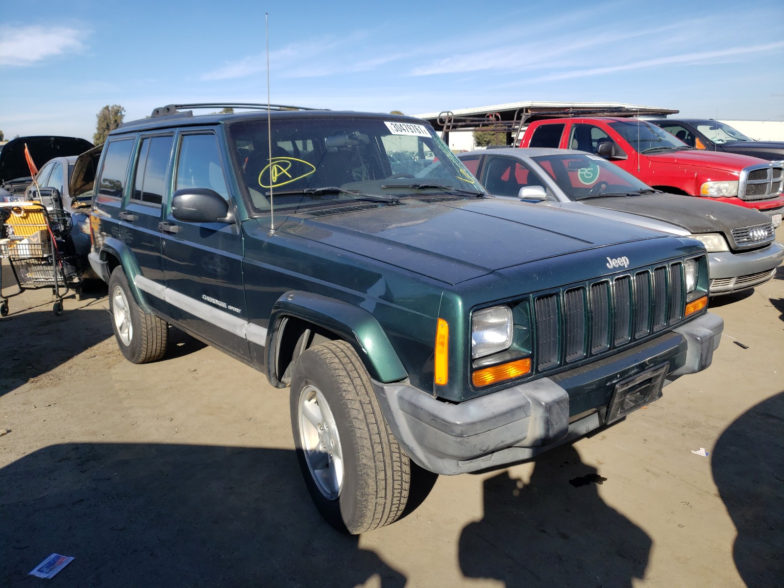 JEEP CHEROKEE S 2001 1j4ff48s81l608283