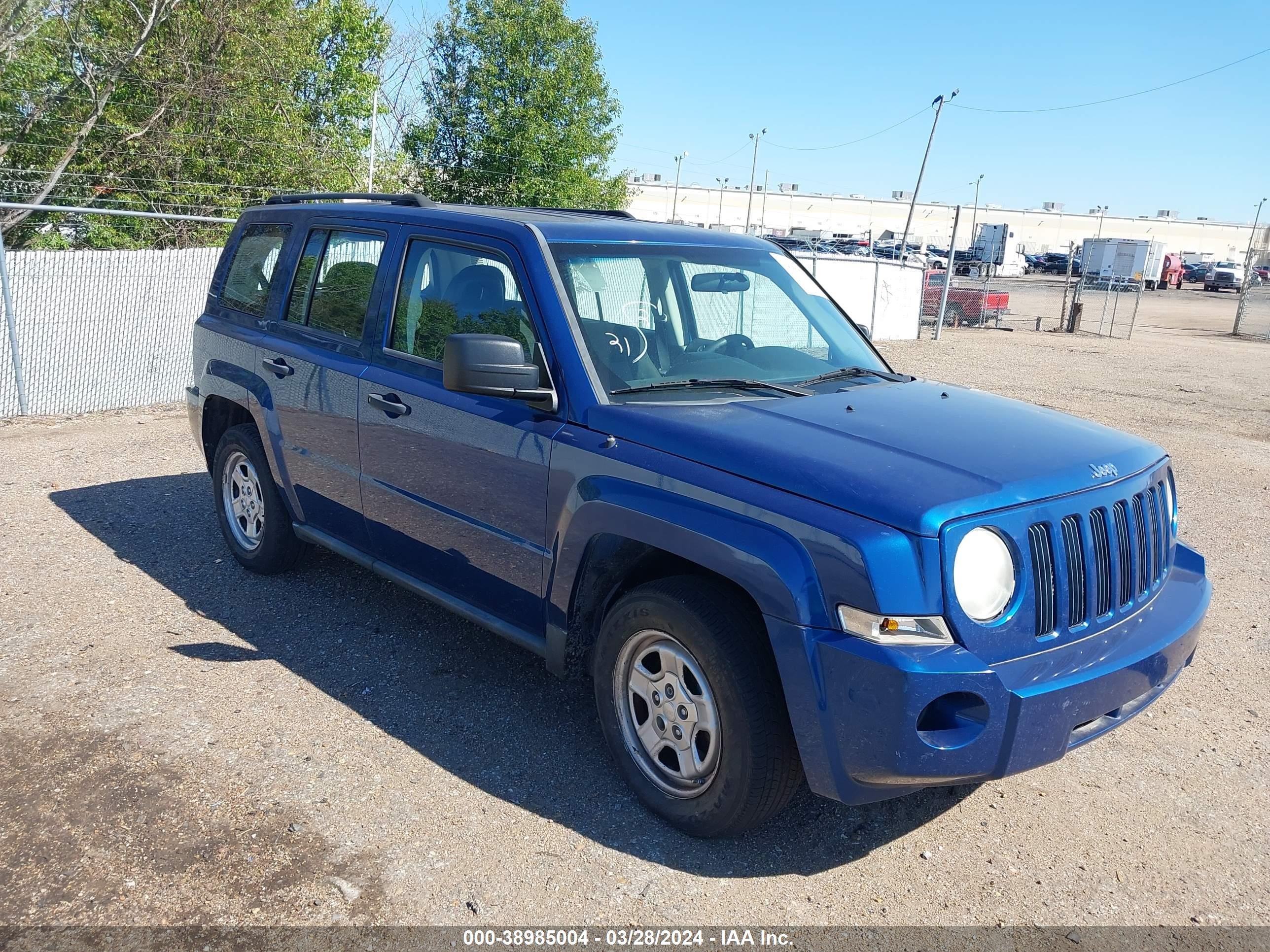 JEEP LIBERTY (PATRIOT) 2009 1j4ft28a99d140378