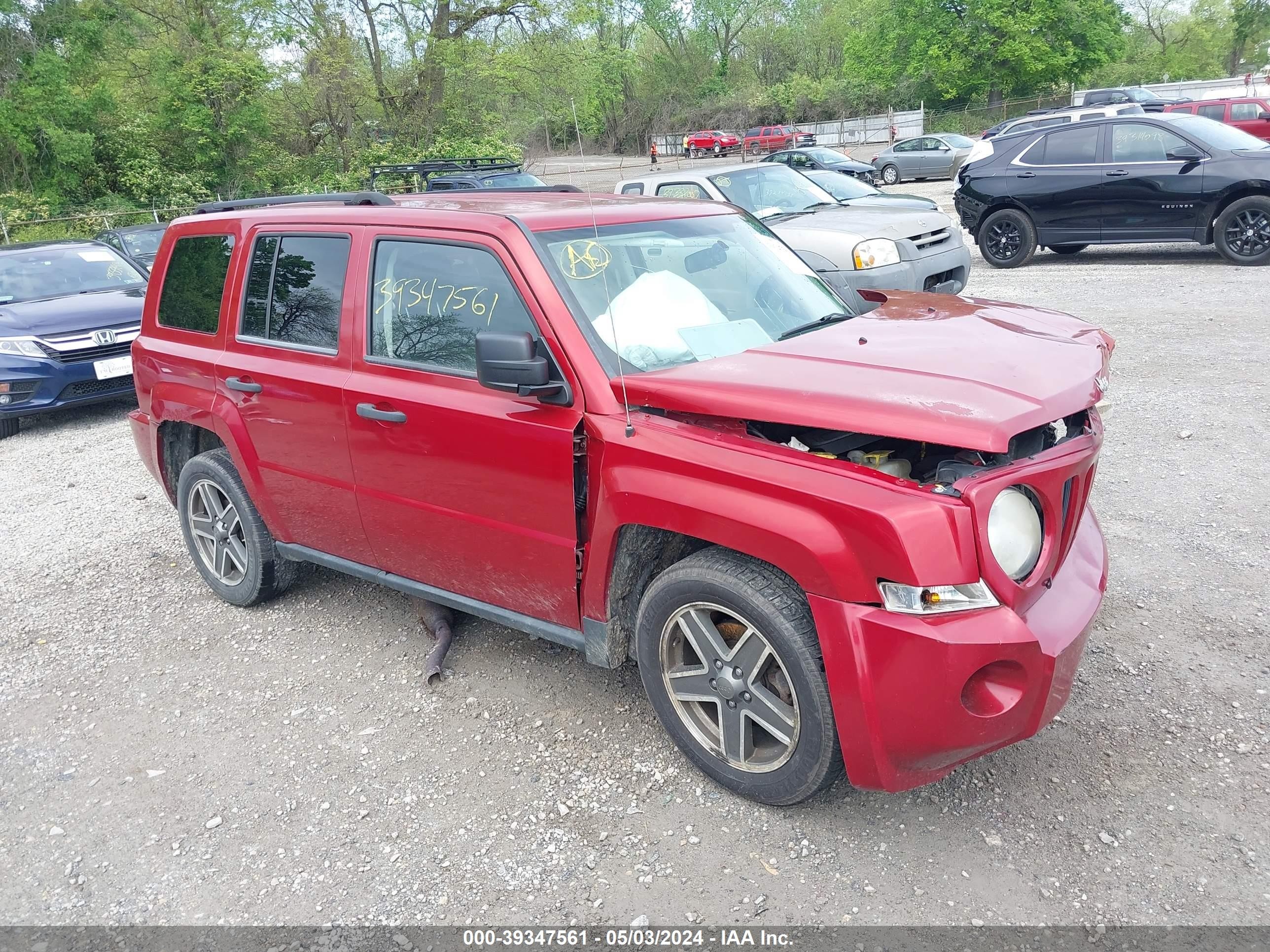 JEEP LIBERTY (PATRIOT) 2009 1j4ft28b29d110289