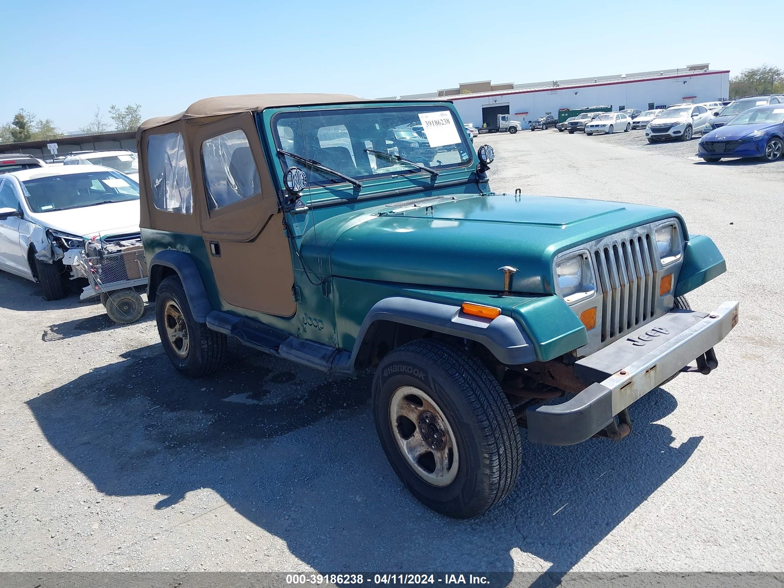 JEEP WRANGLER 1995 1j4fy19p1sp240803