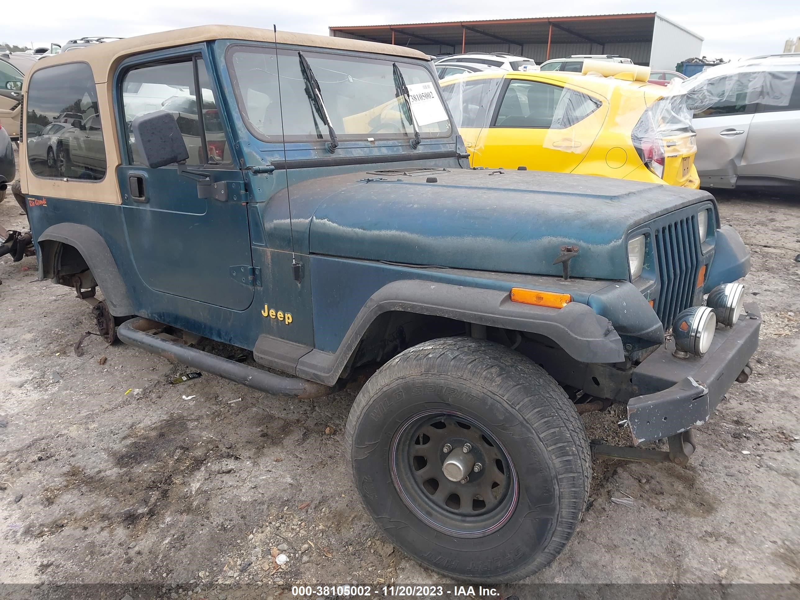 JEEP WRANGLER 1995 1j4fy19p1sp310784