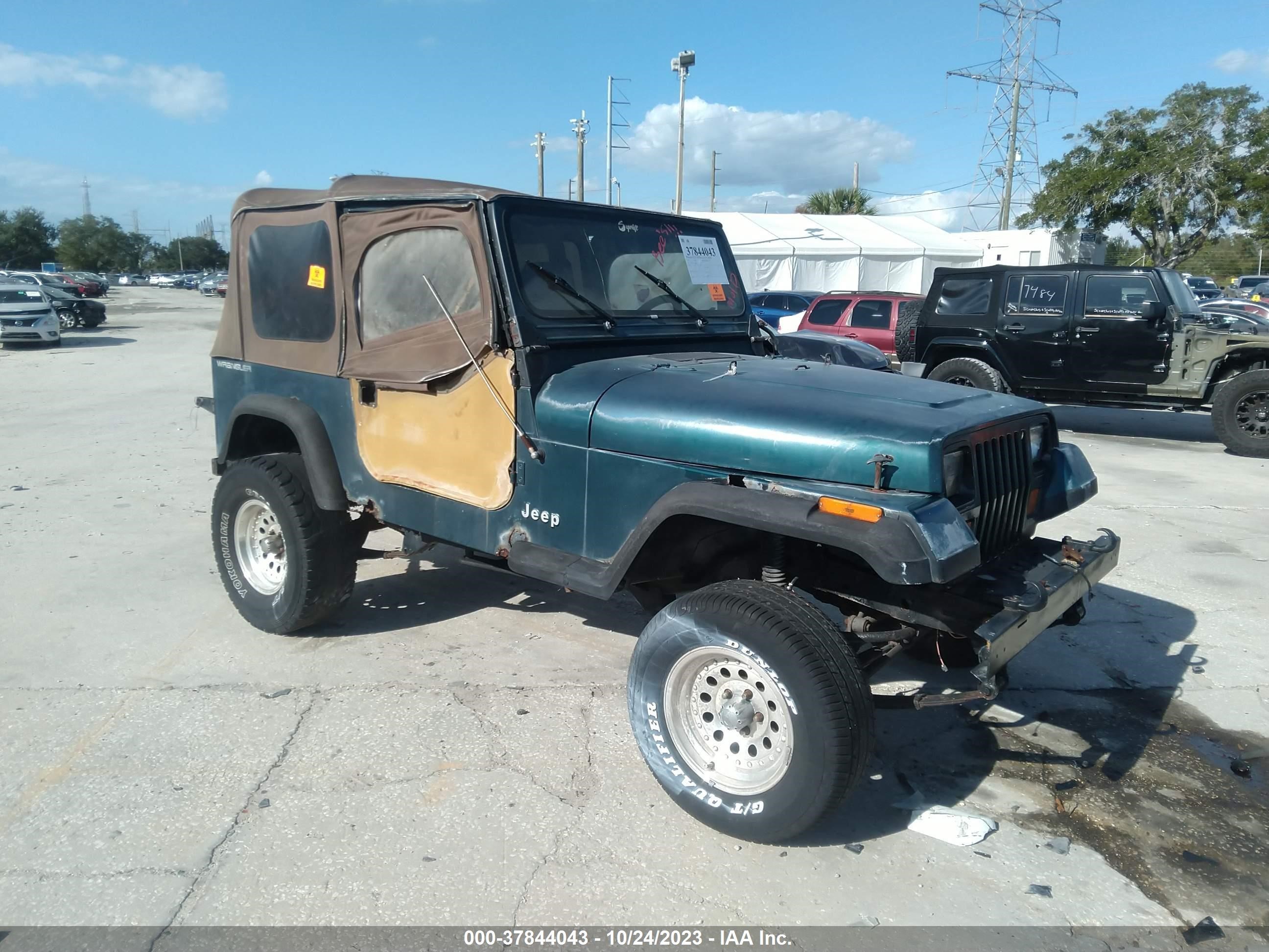 JEEP WRANGLER 1995 1j4fy19p4sp228421