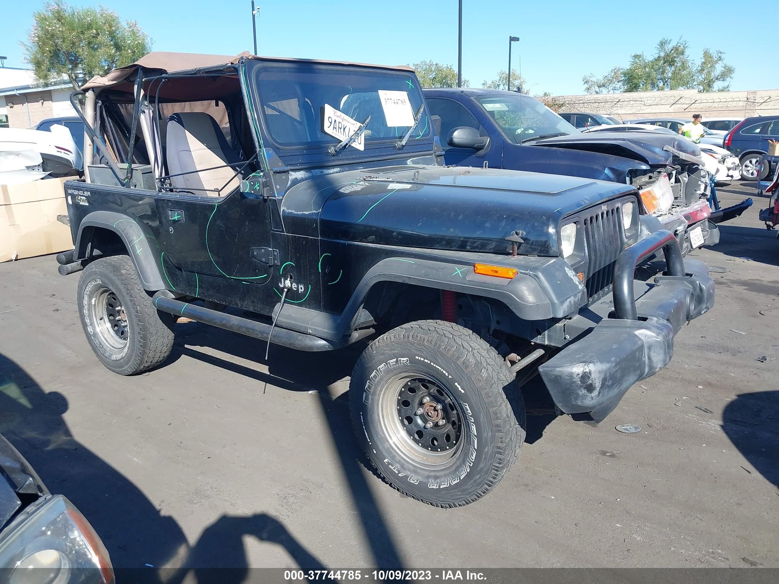 JEEP WRANGLER 1995 1j4fy19p8sp257422