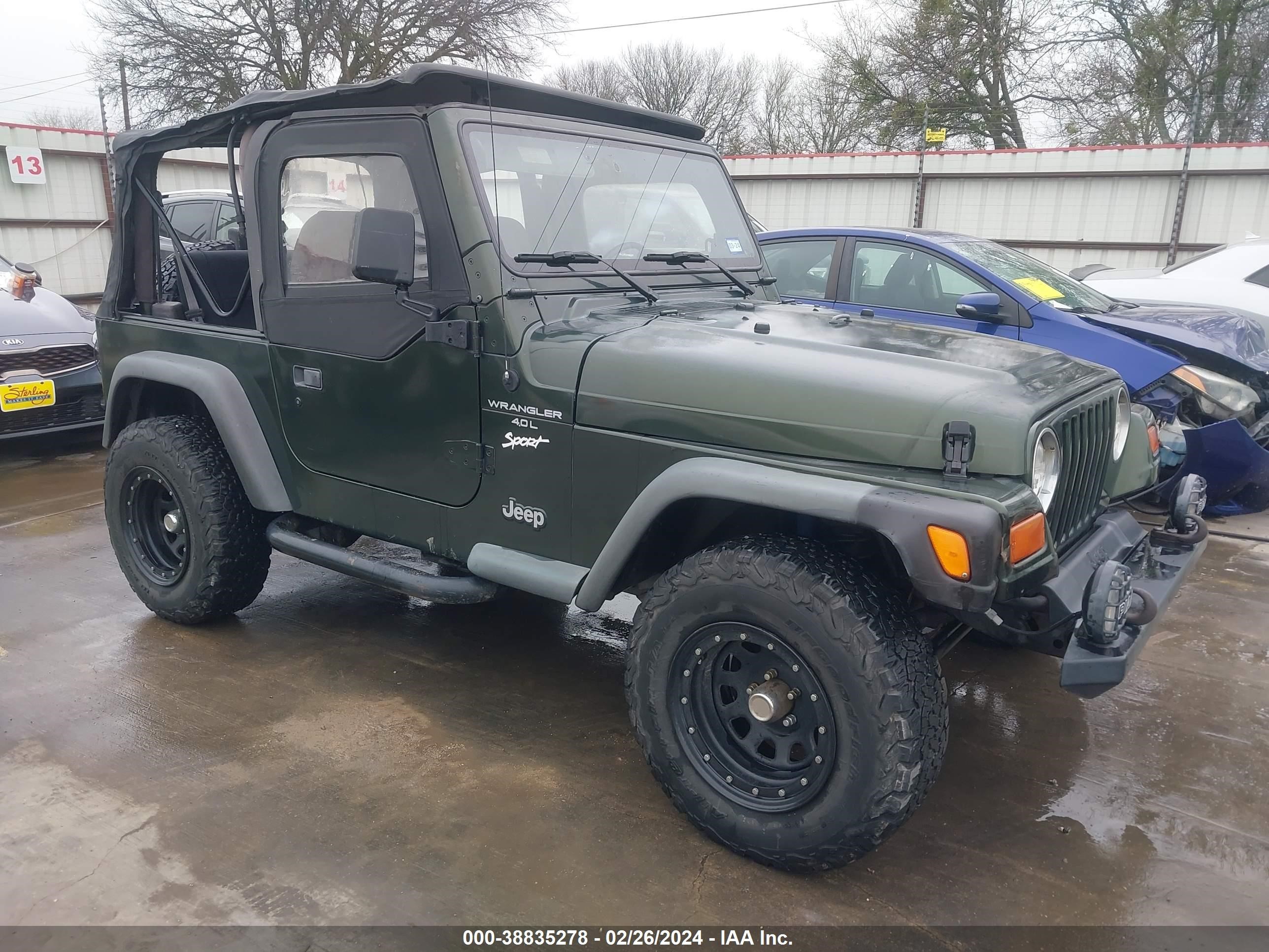 JEEP WRANGLER 1997 1j4fy19s2vp425385