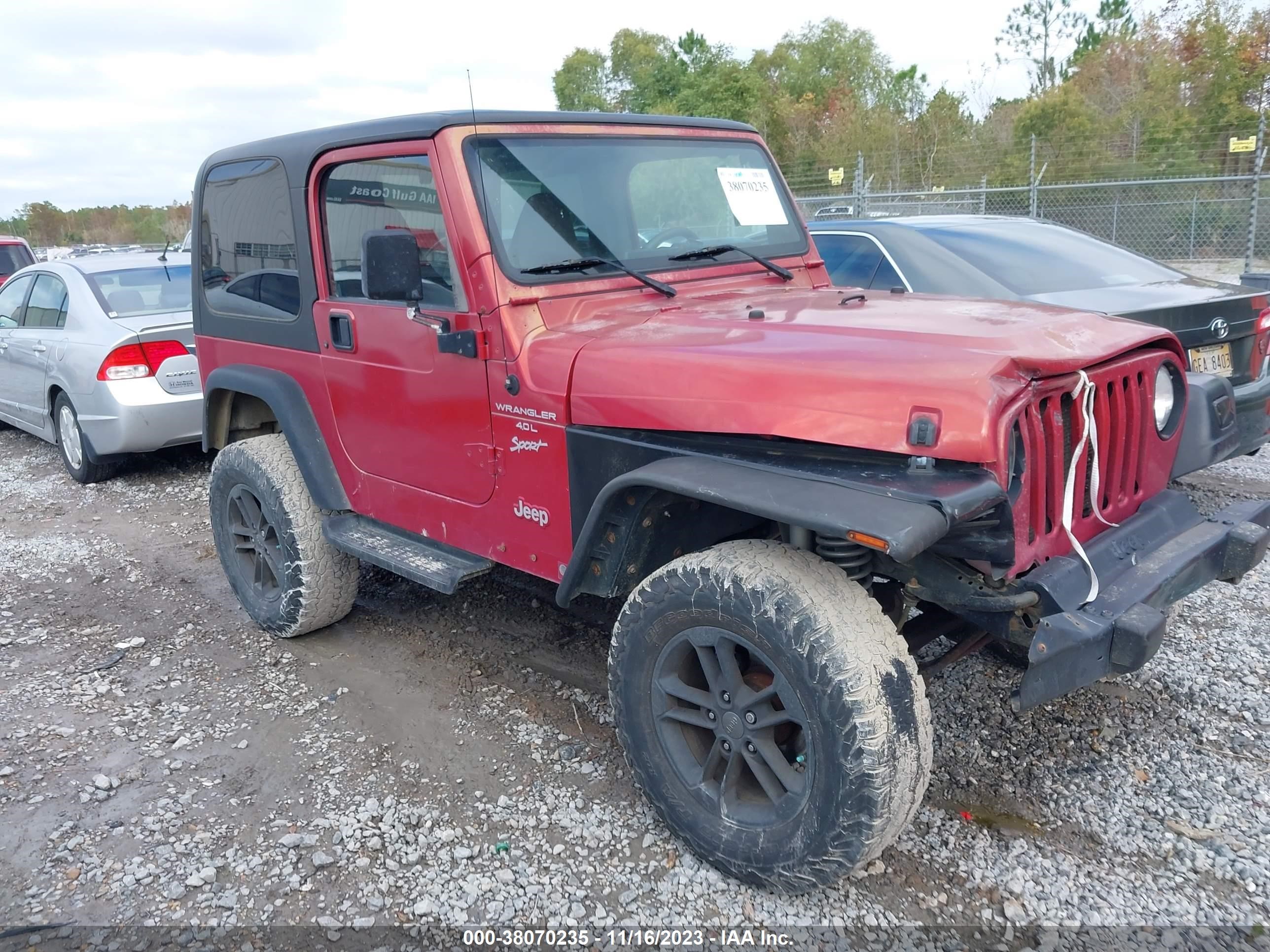 JEEP WRANGLER 1999 1j4fy19s2xp441427