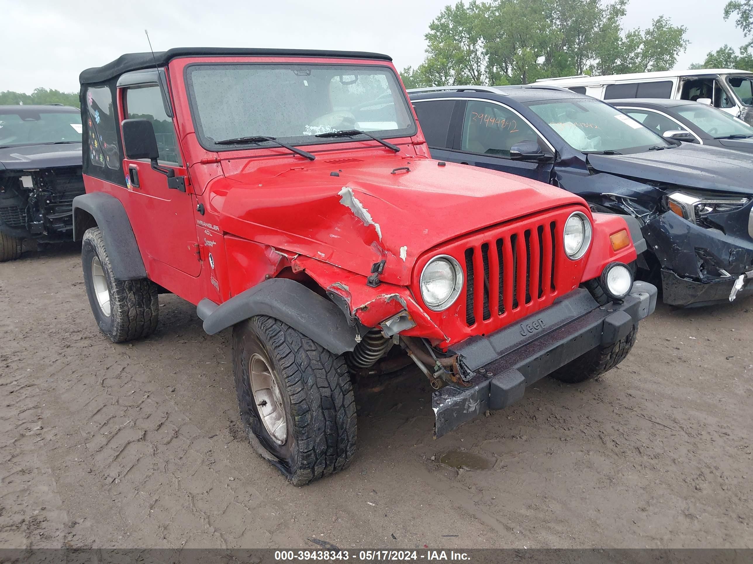 JEEP WRANGLER 1999 1j4fy19s2xp477697