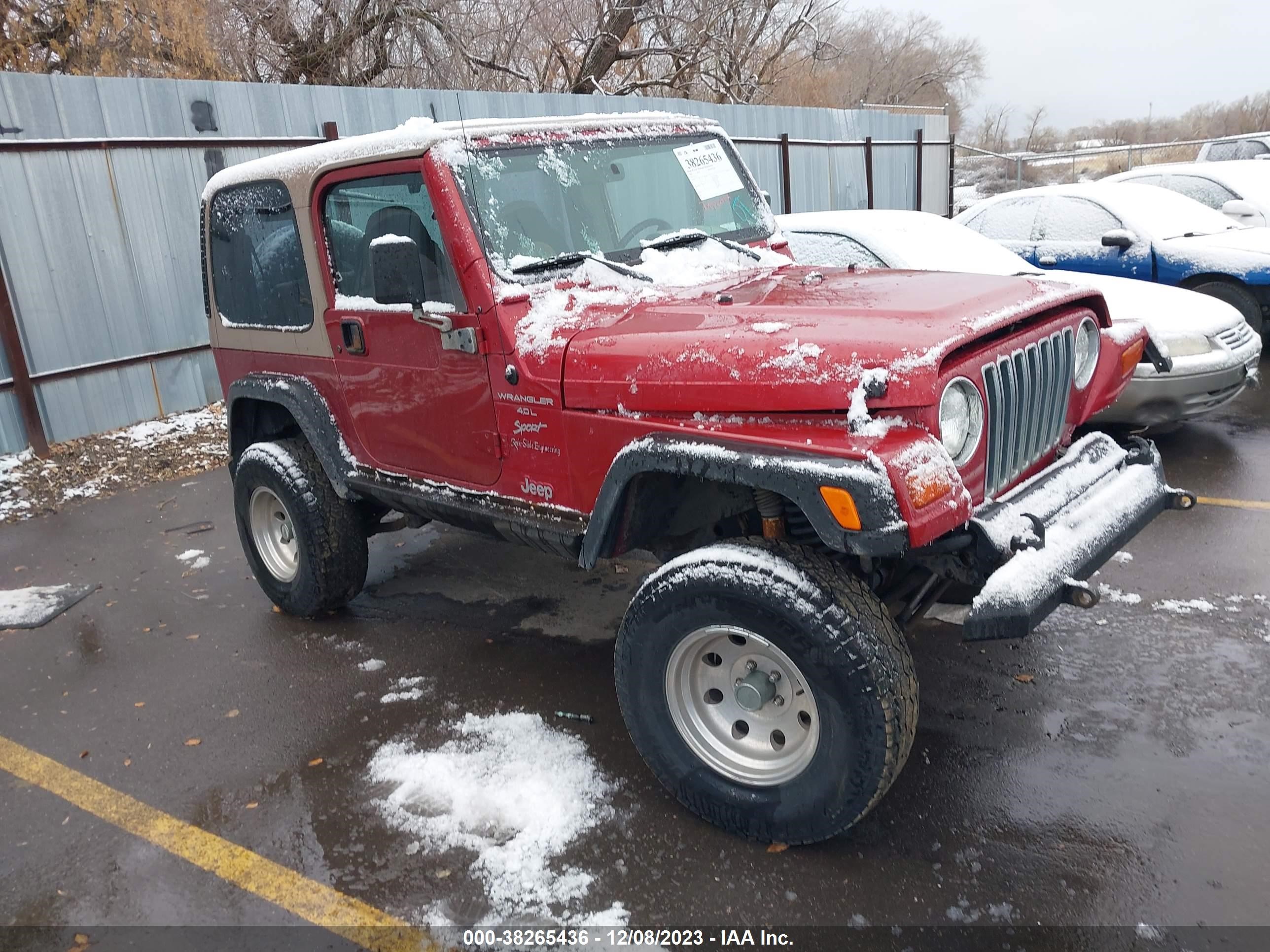 JEEP WRANGLER 1999 1j4fy19s6xp411315