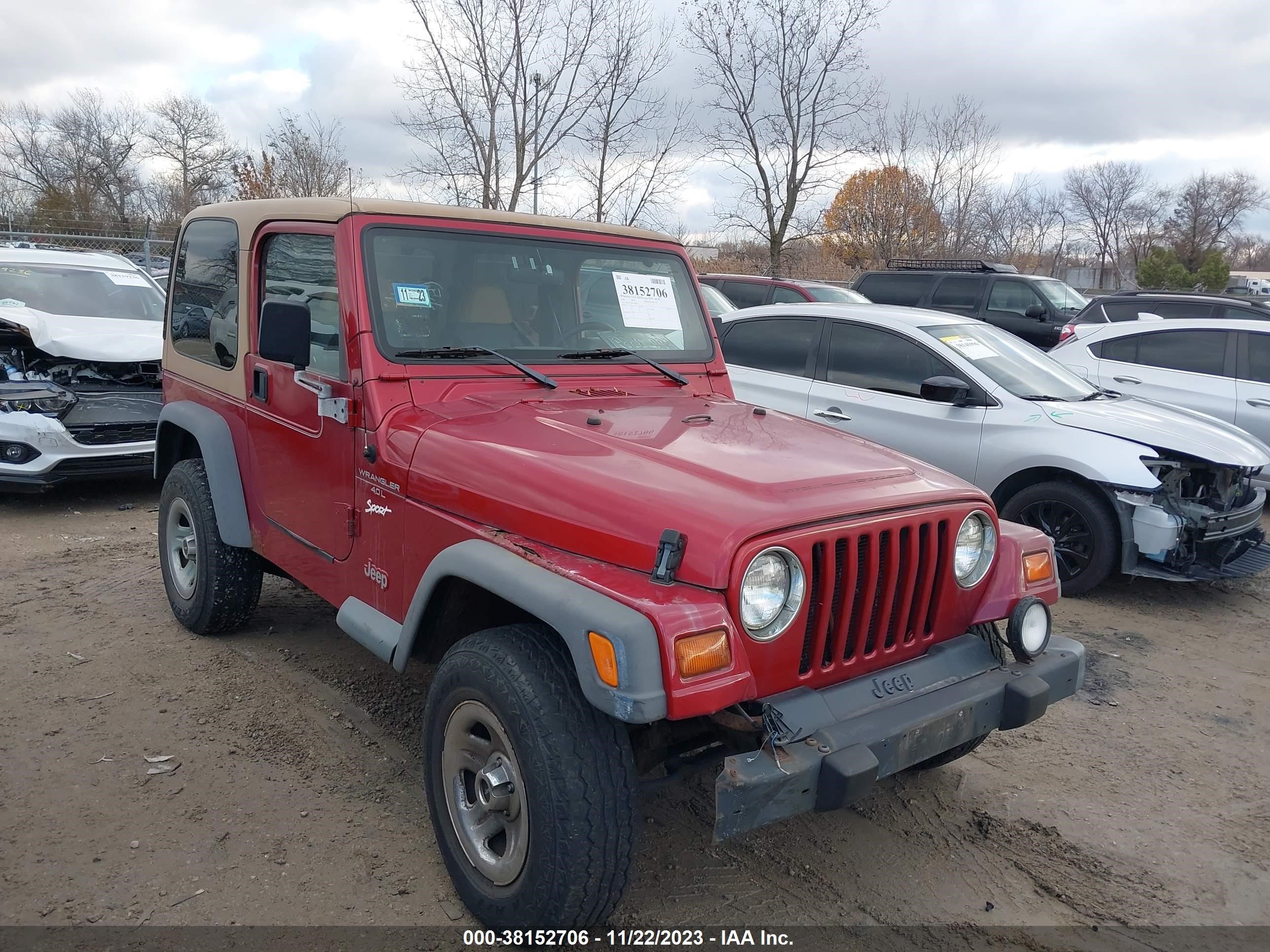 JEEP WRANGLER 1998 1j4fy19s8wp746820