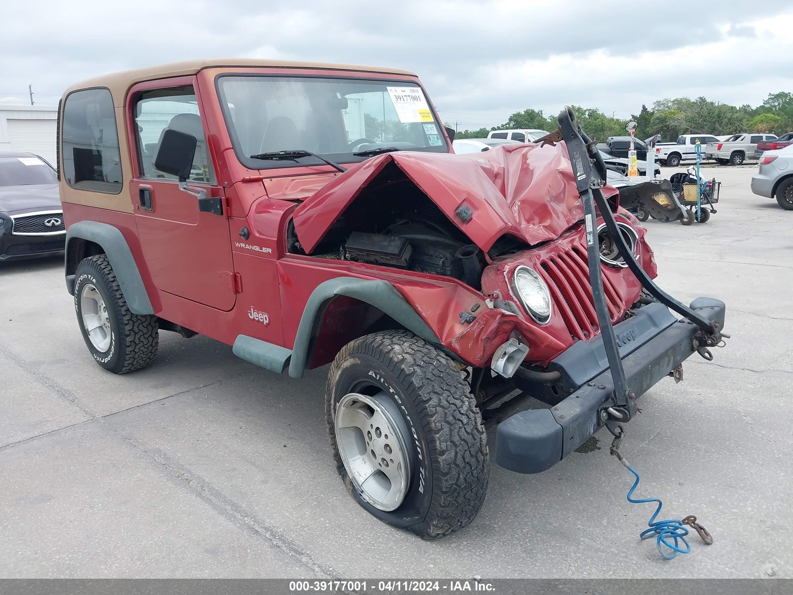 JEEP WRANGLER 1998 1j4fy29p2wp766109