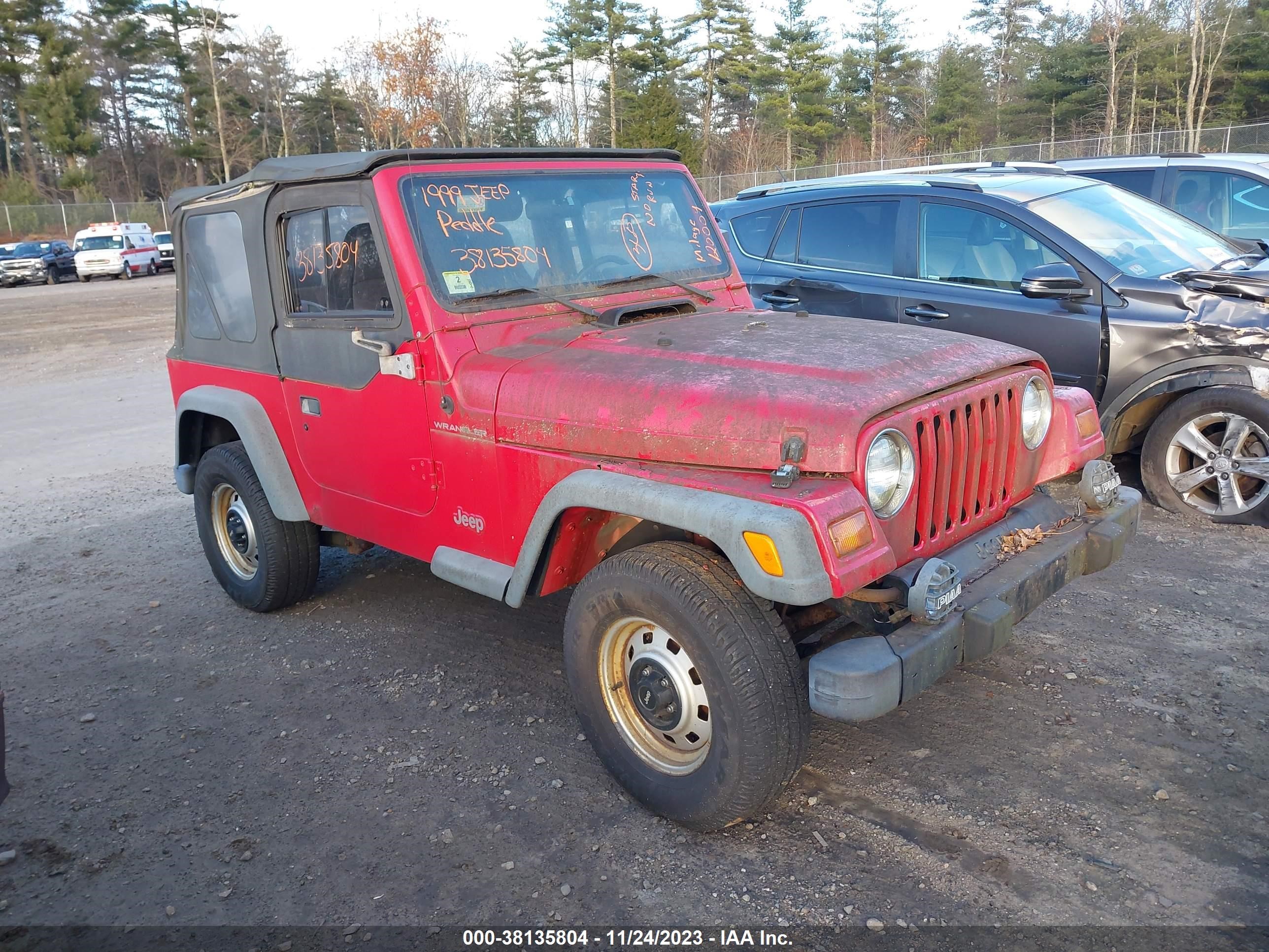 JEEP WRANGLER 1999 1j4fy29p3xp493473