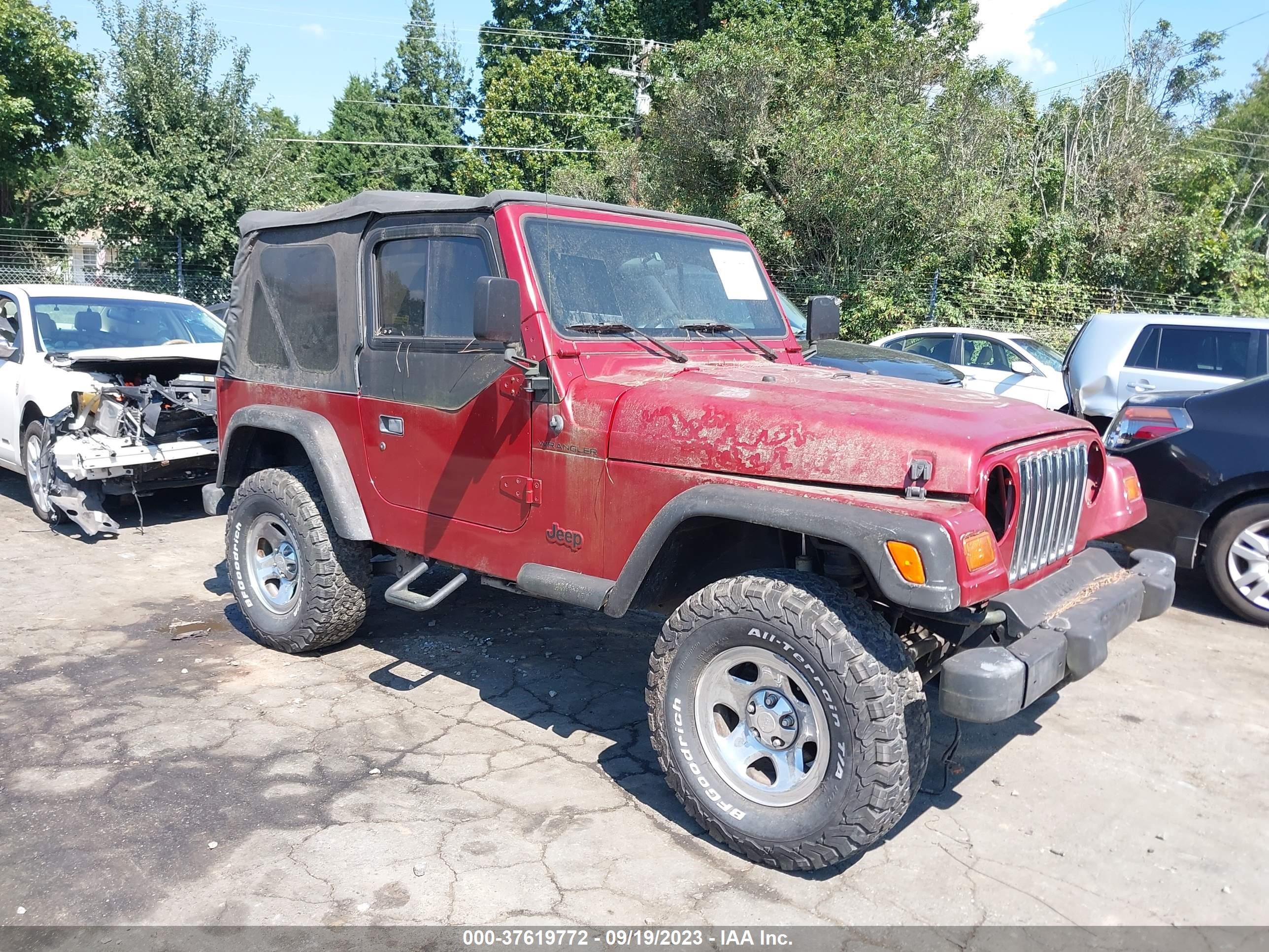 JEEP WRANGLER 1998 1j4fy29p6wp752035