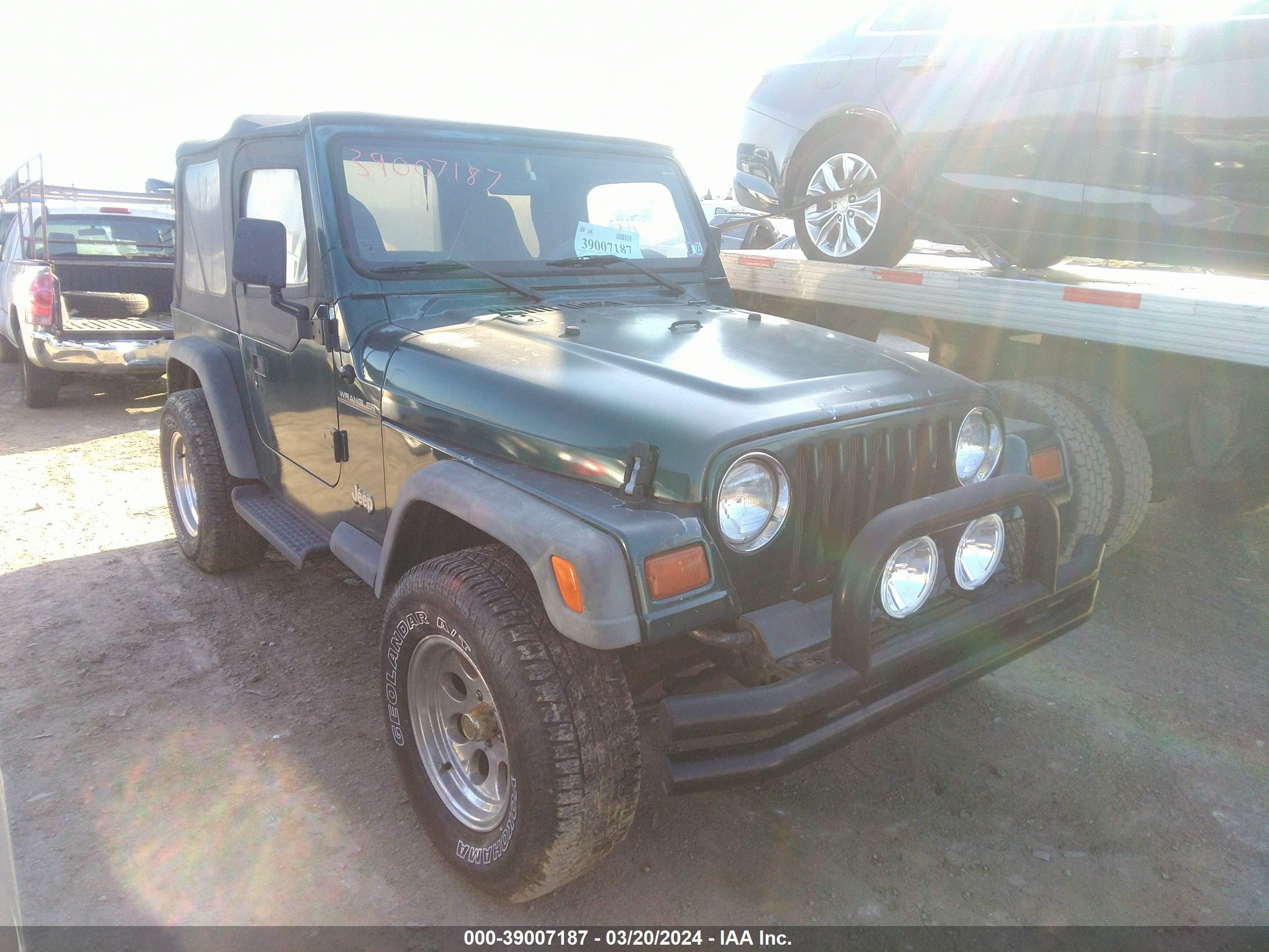 JEEP WRANGLER 1997 1j4fy29pxvp420212