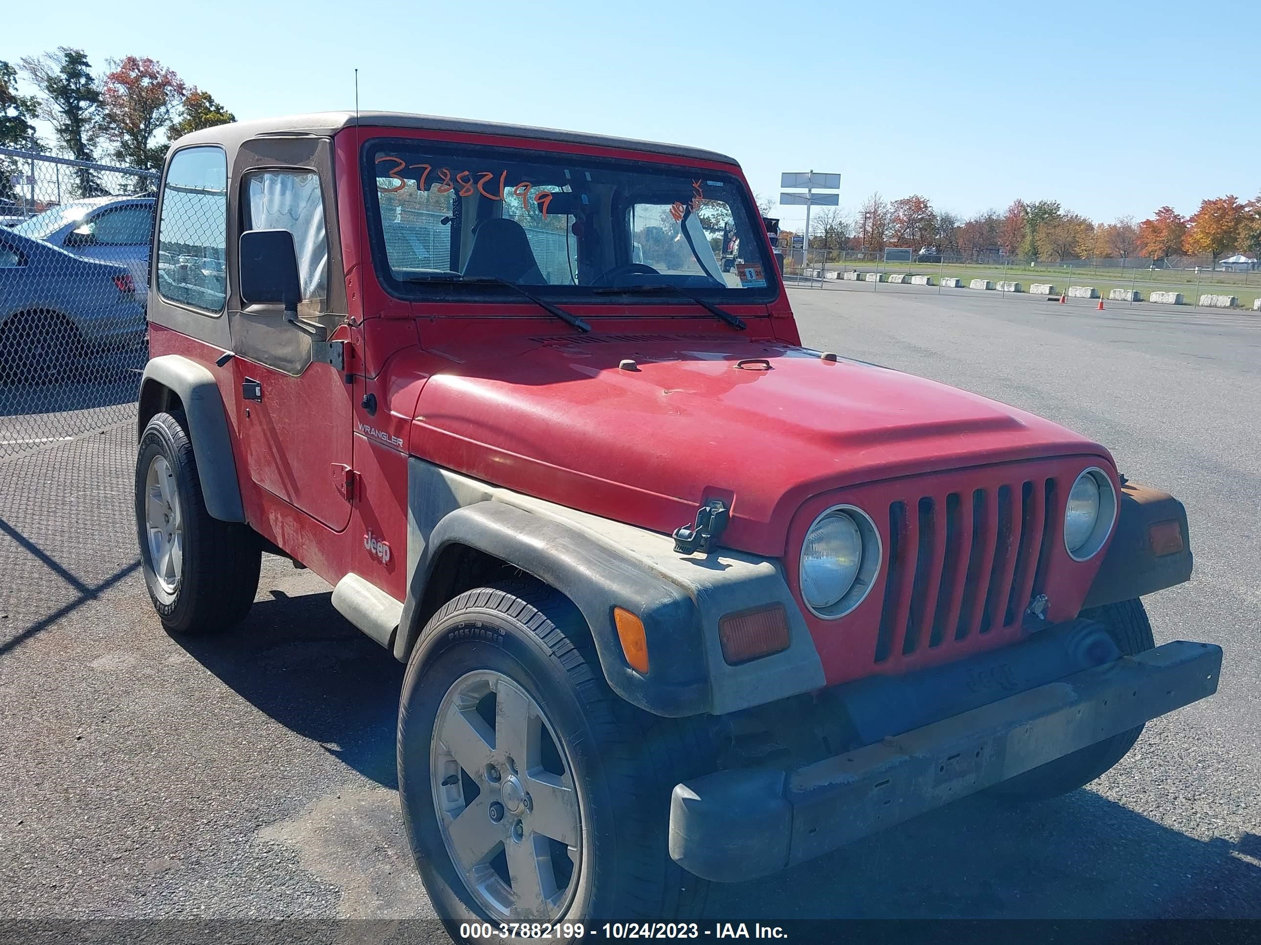 JEEP WRANGLER 1997 1j4fy29pxvp438435