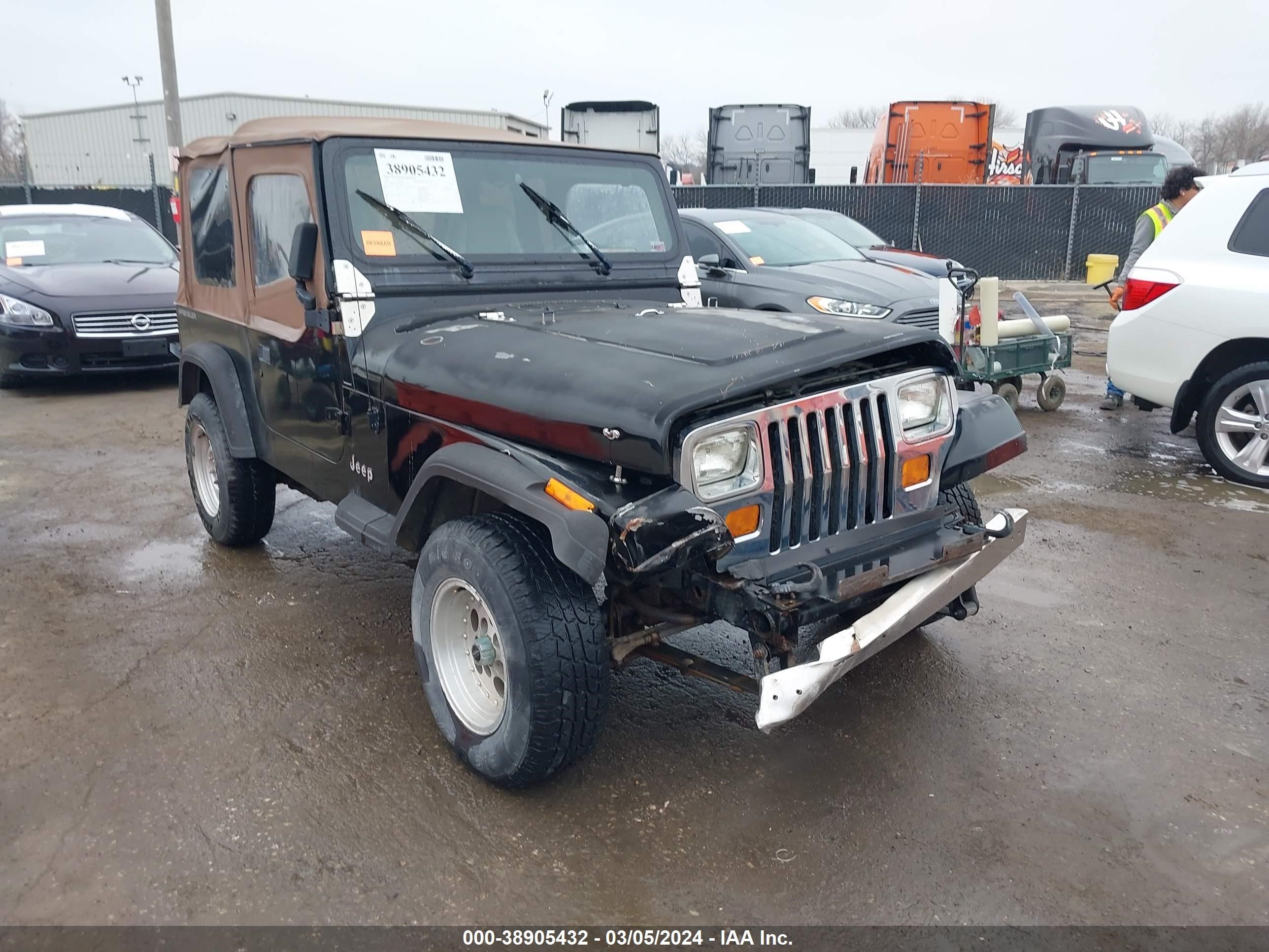 JEEP WRANGLER 1993 1j4fy29s7pp238264