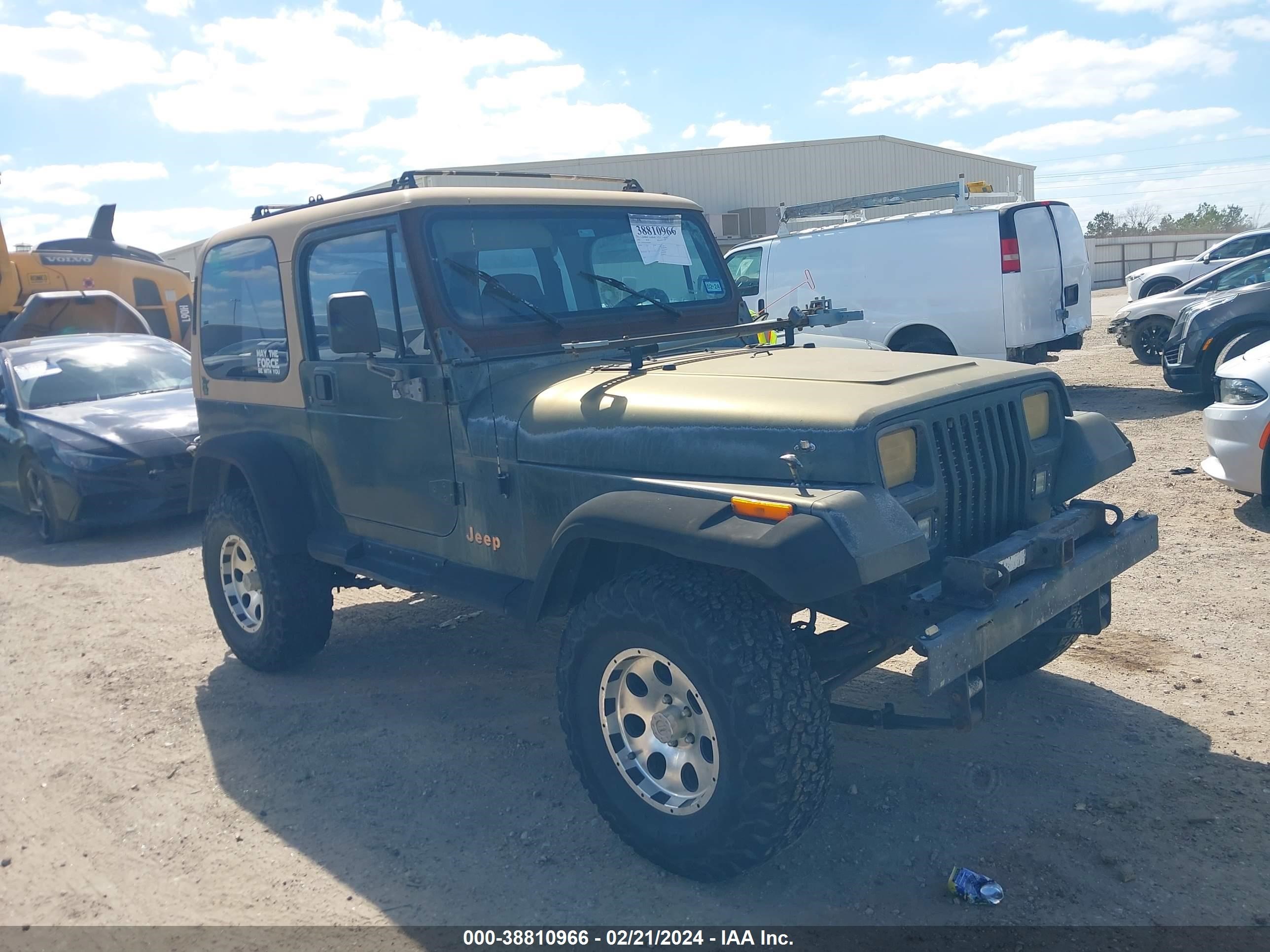 JEEP WRANGLER 1995 1j4fy29s7sp298697