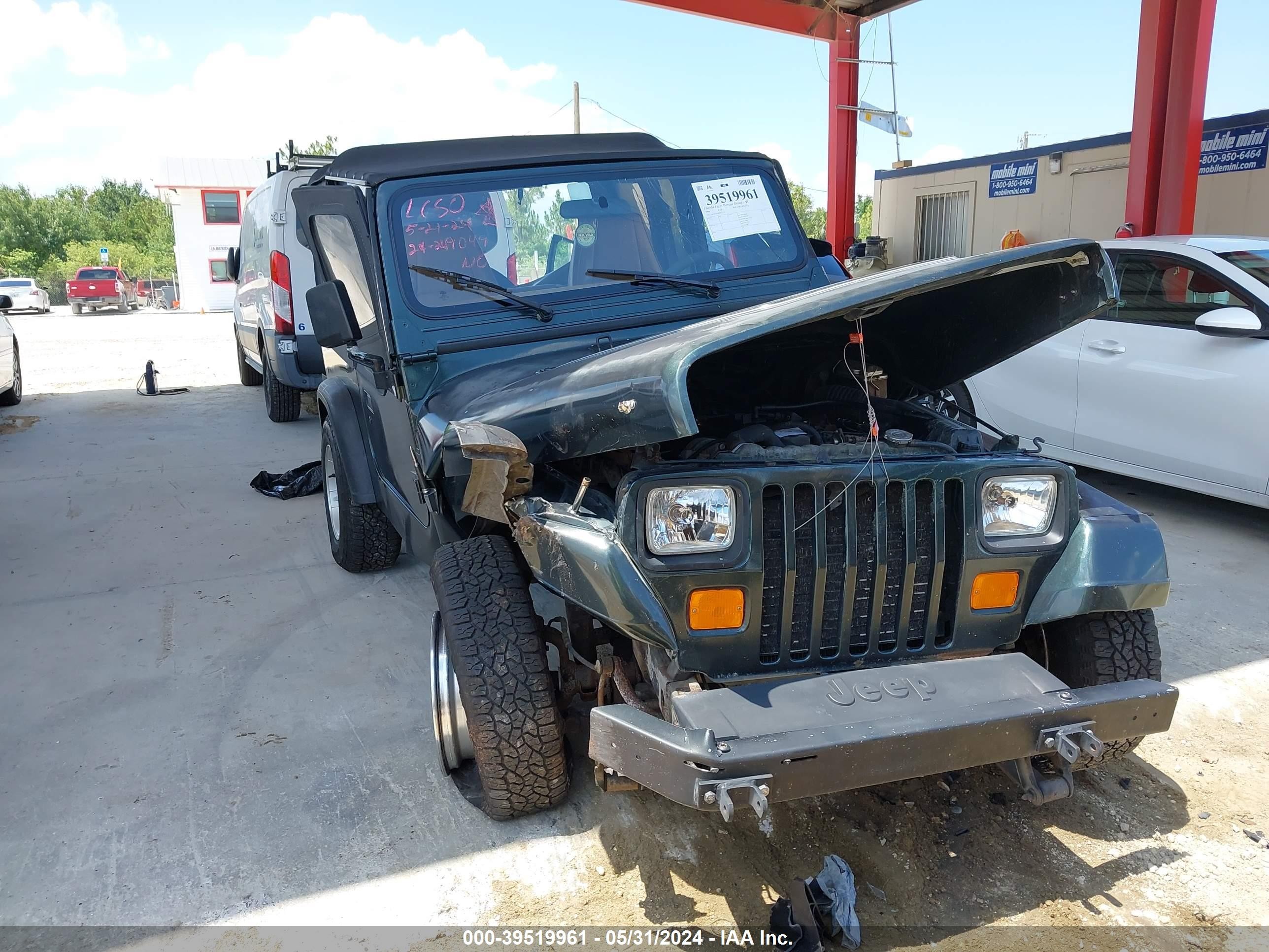 JEEP WRANGLER 1994 1j4fy29s9rp472277