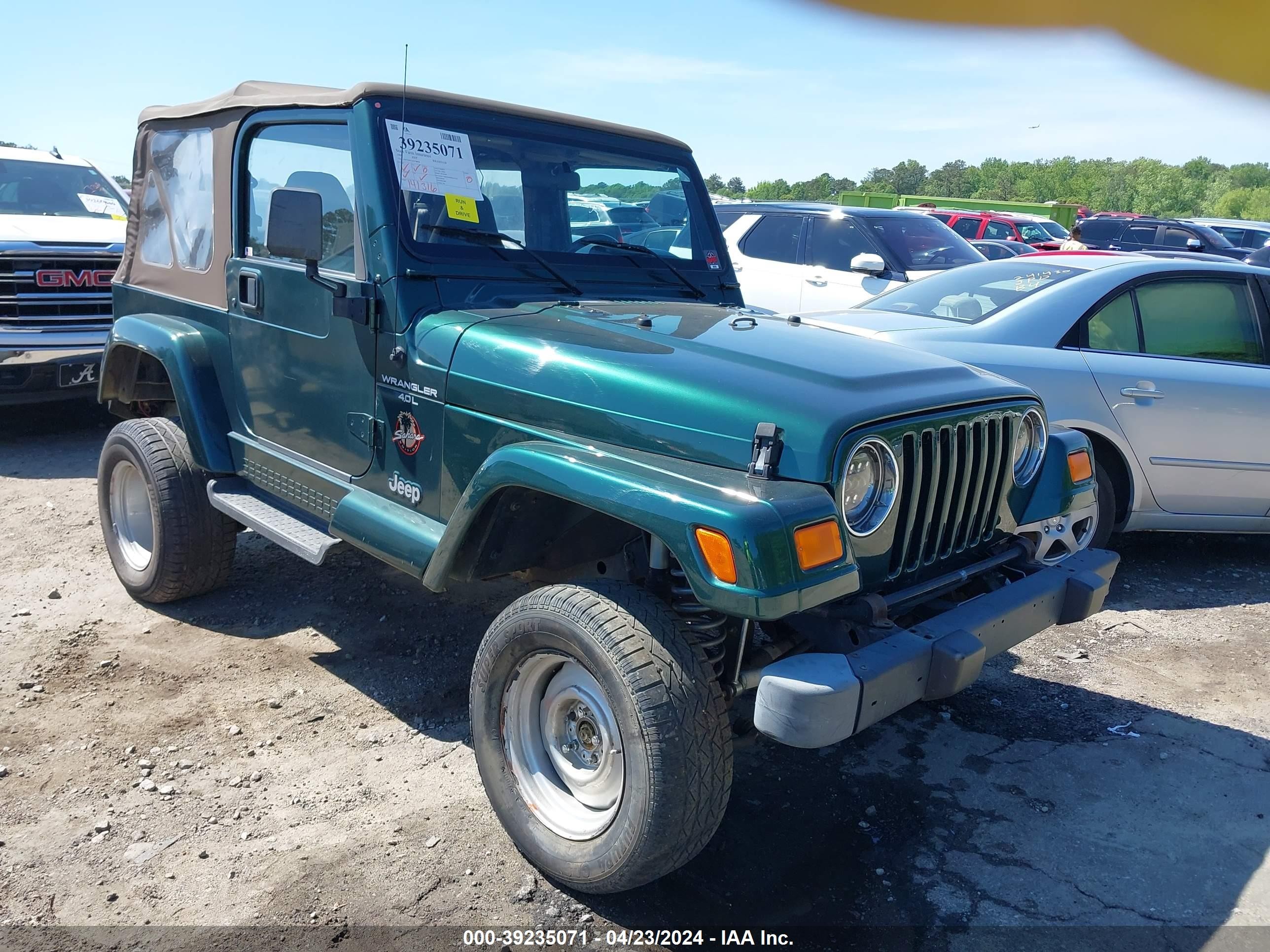 JEEP WRANGLER 1999 1j4fy49s5xp478098