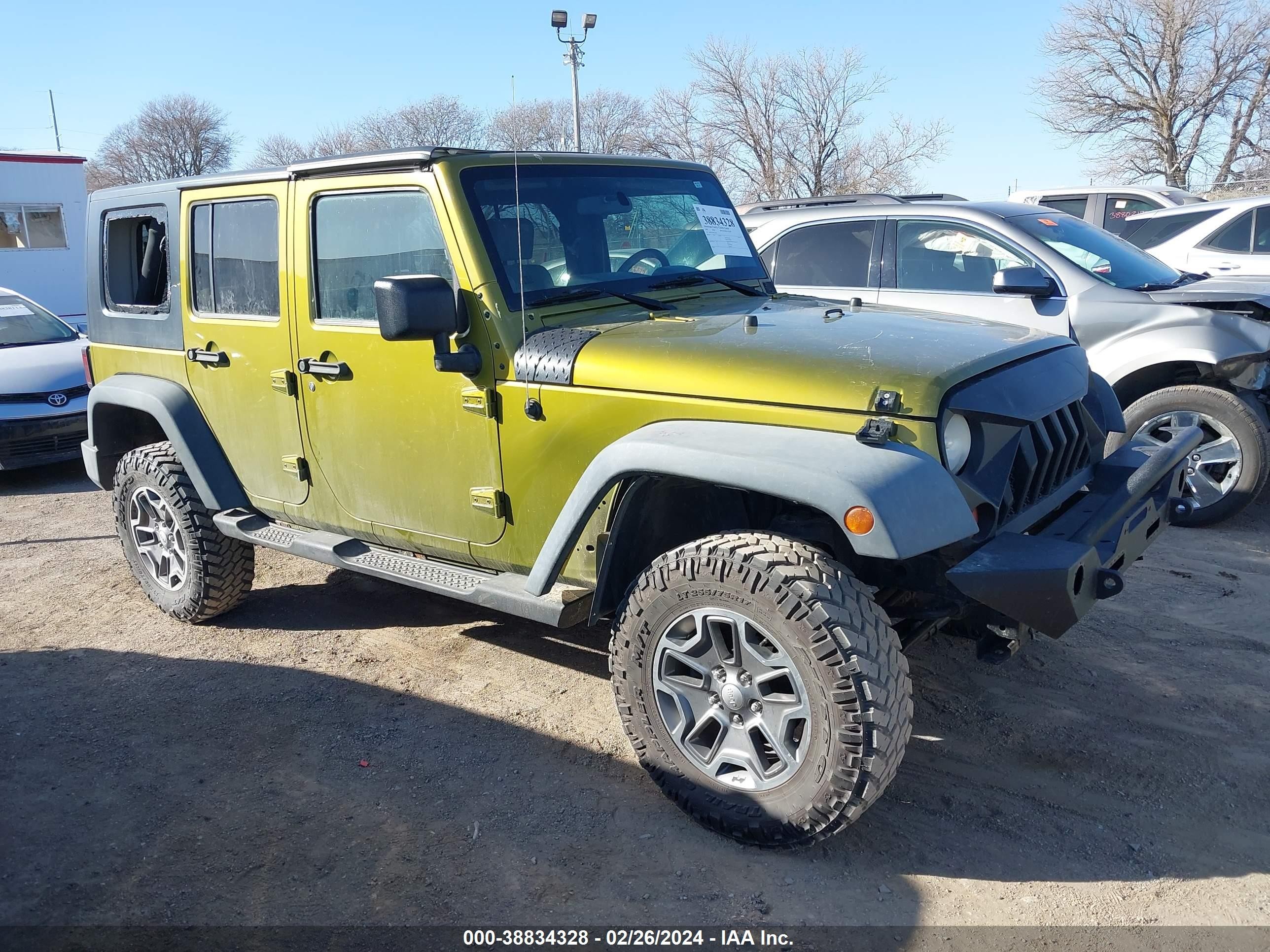 JEEP WRANGLER 2008 1j4ga39108l578516