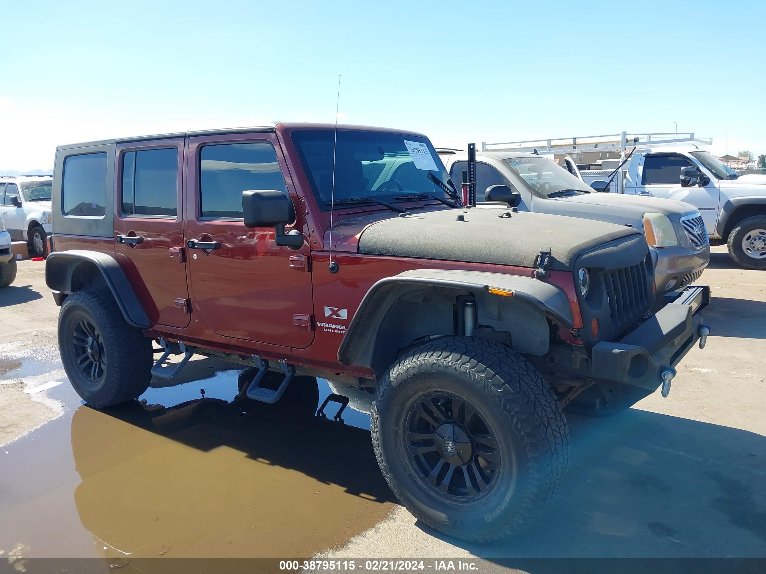 JEEP WRANGLER 2008 1j4ga39118l569565