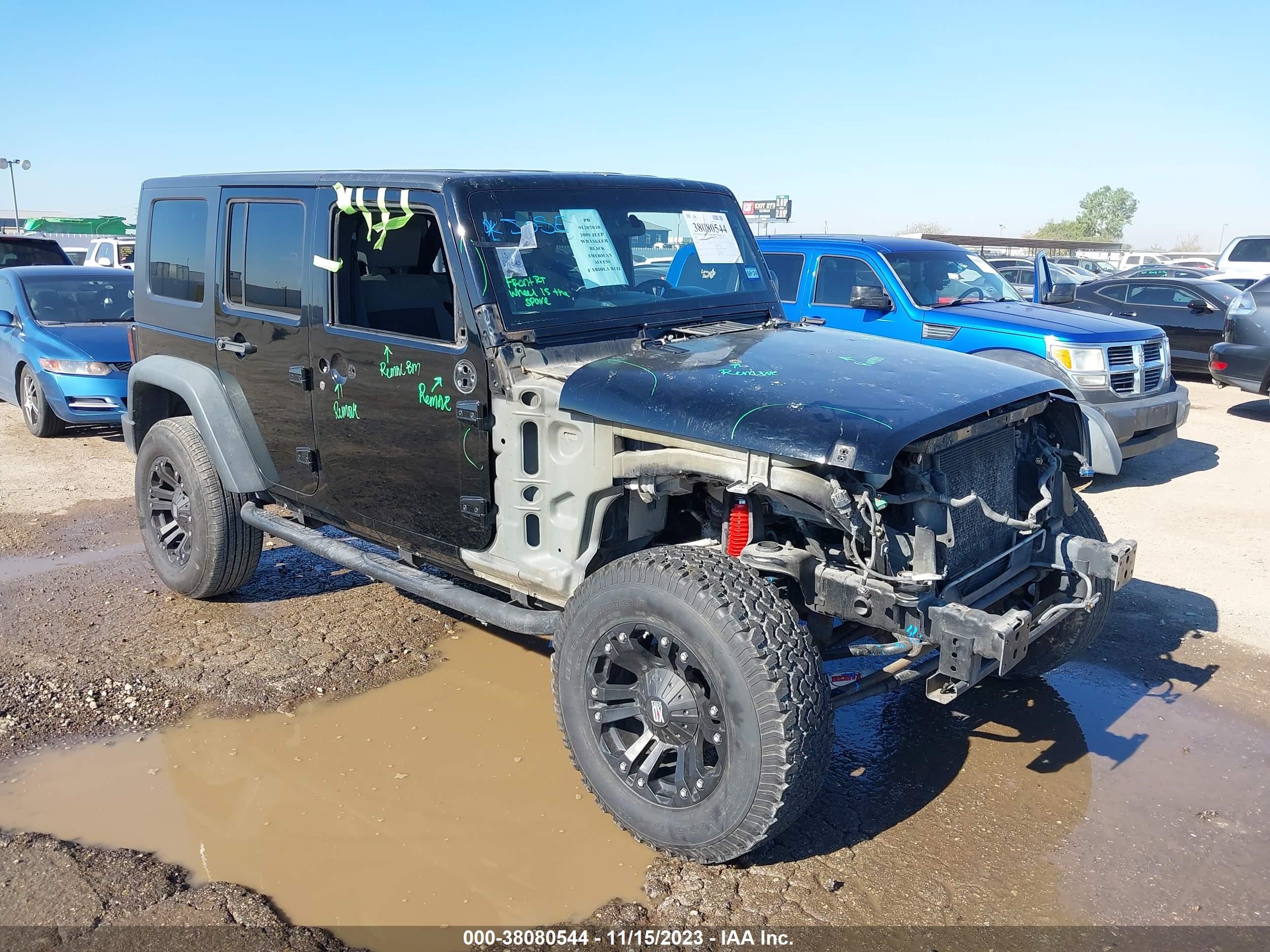 JEEP WRANGLER 2009 1j4ga39159l707058