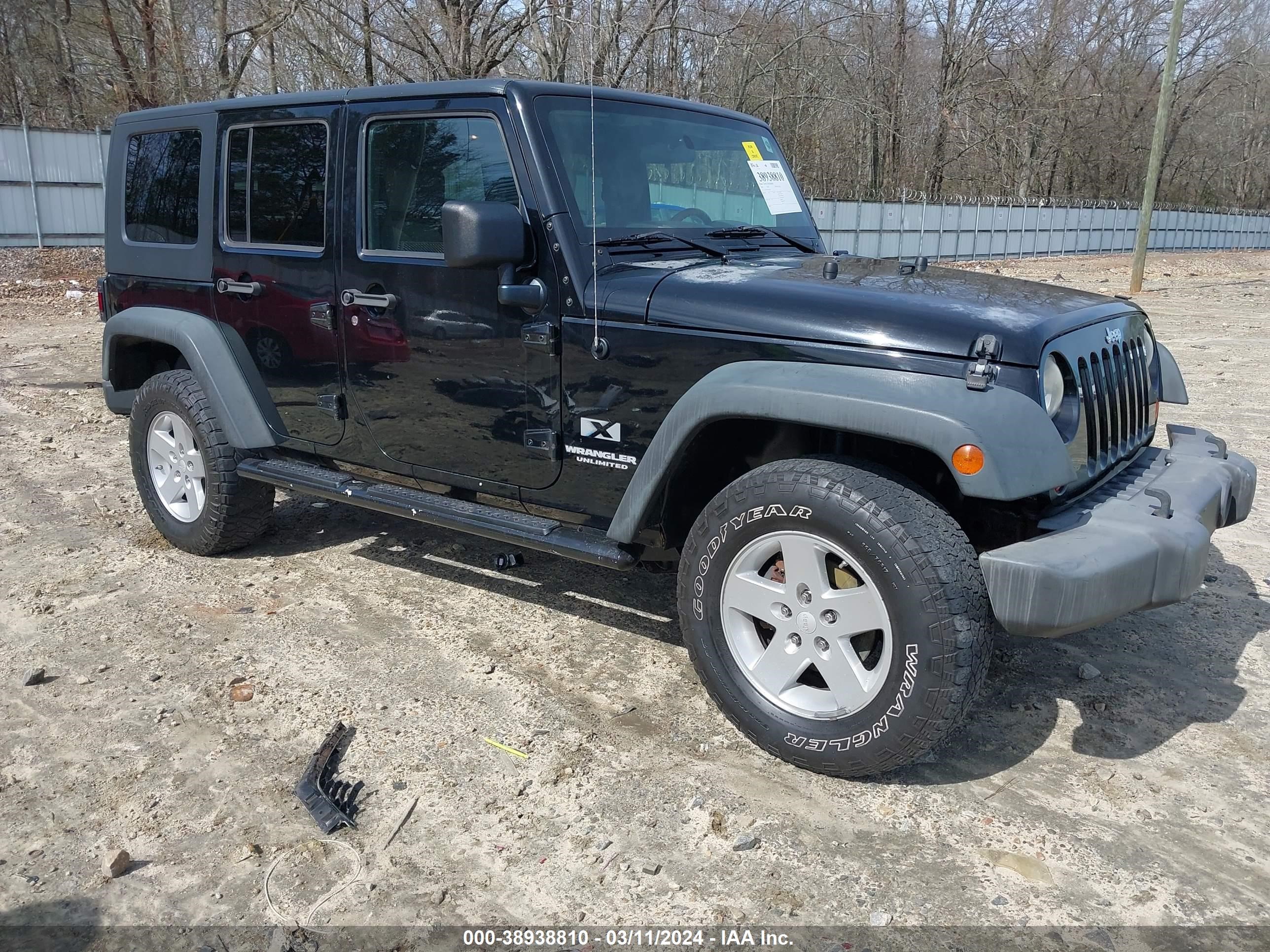 JEEP WRANGLER 2008 1j4ga39188l648764