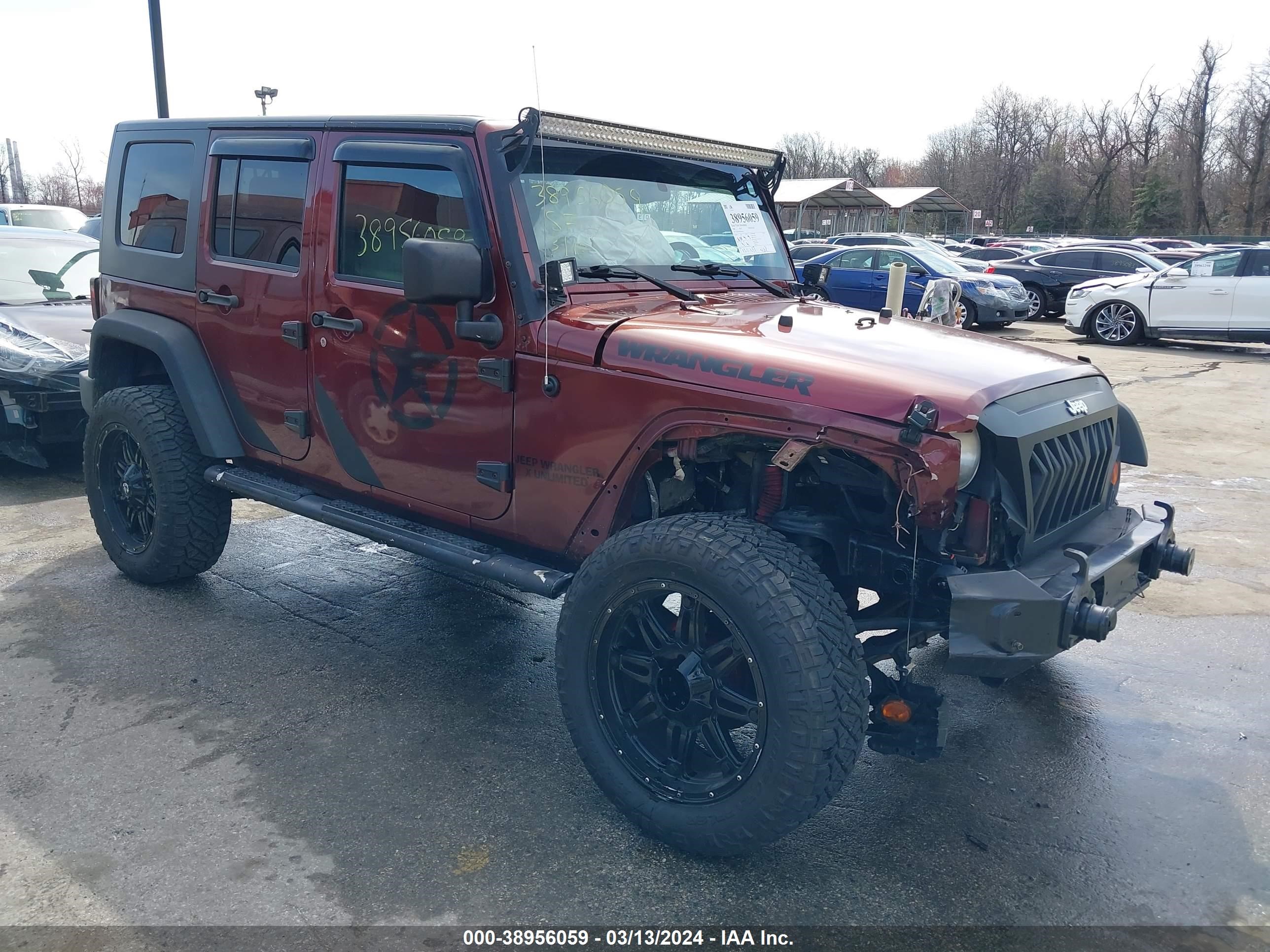 JEEP WRANGLER 2008 1j4ga39198l566154