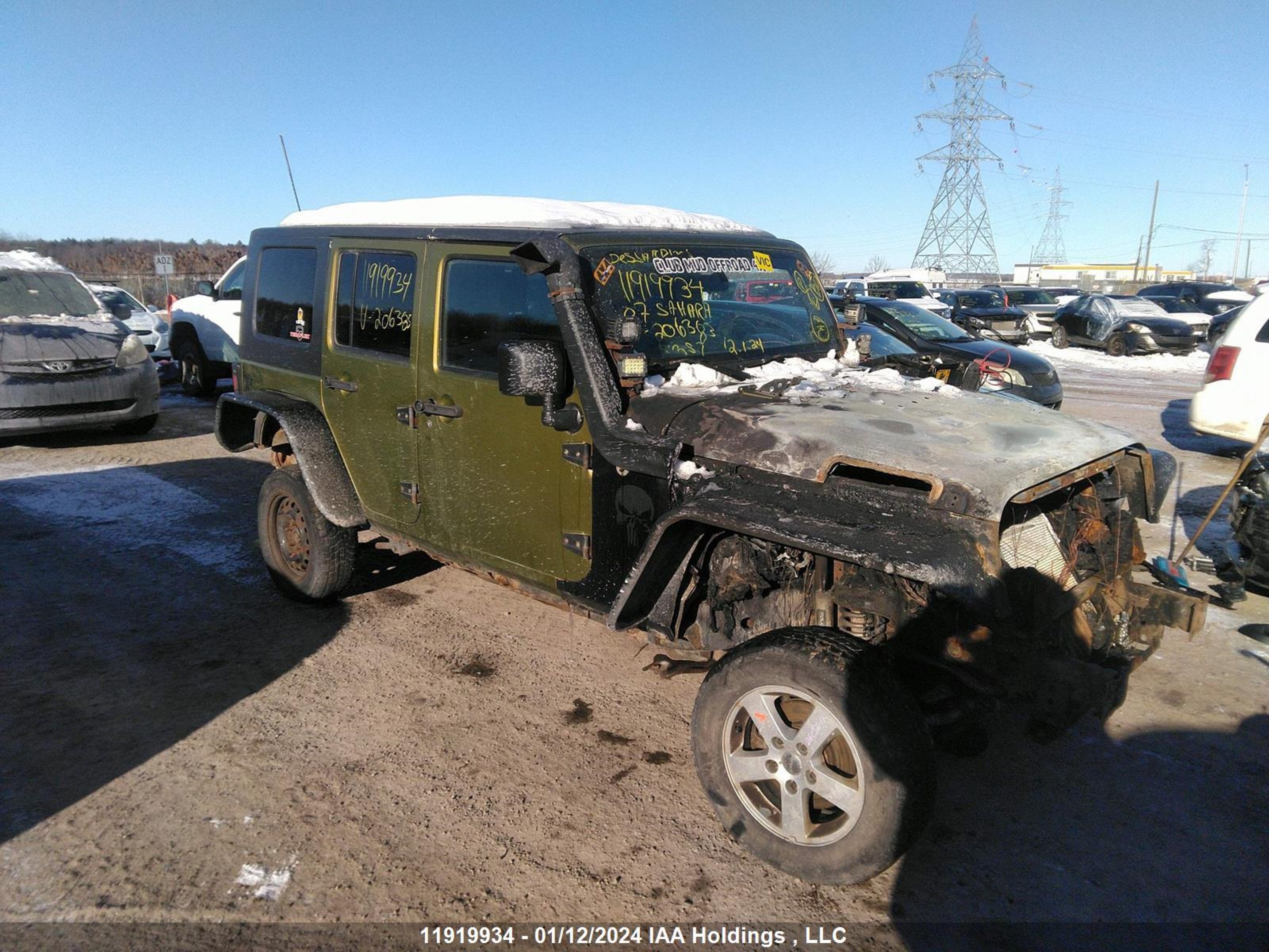 JEEP WRANGLER 2007 1j4ga59117l206385