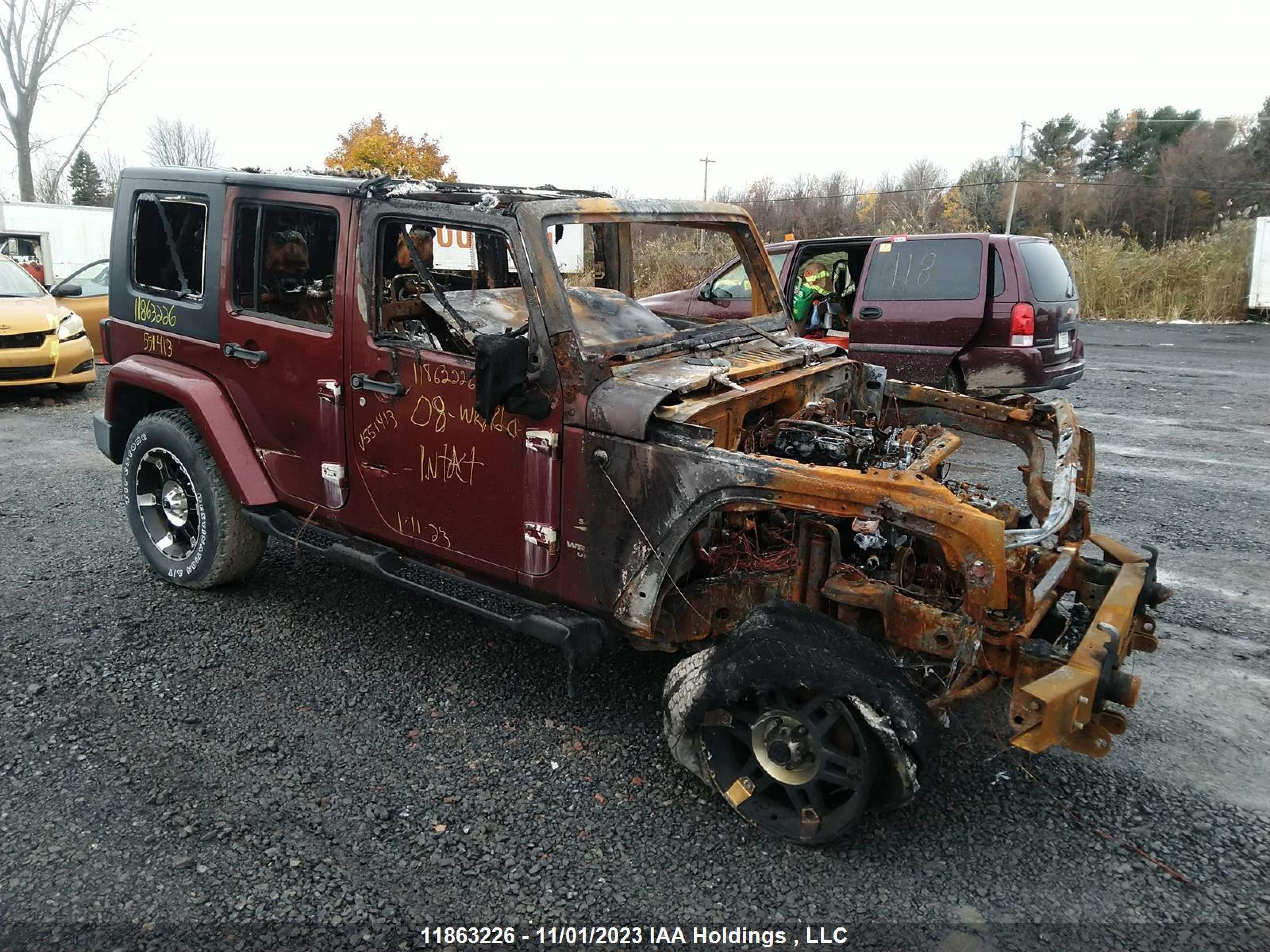 JEEP WRANGLER 2008 1j4ga59148l551413