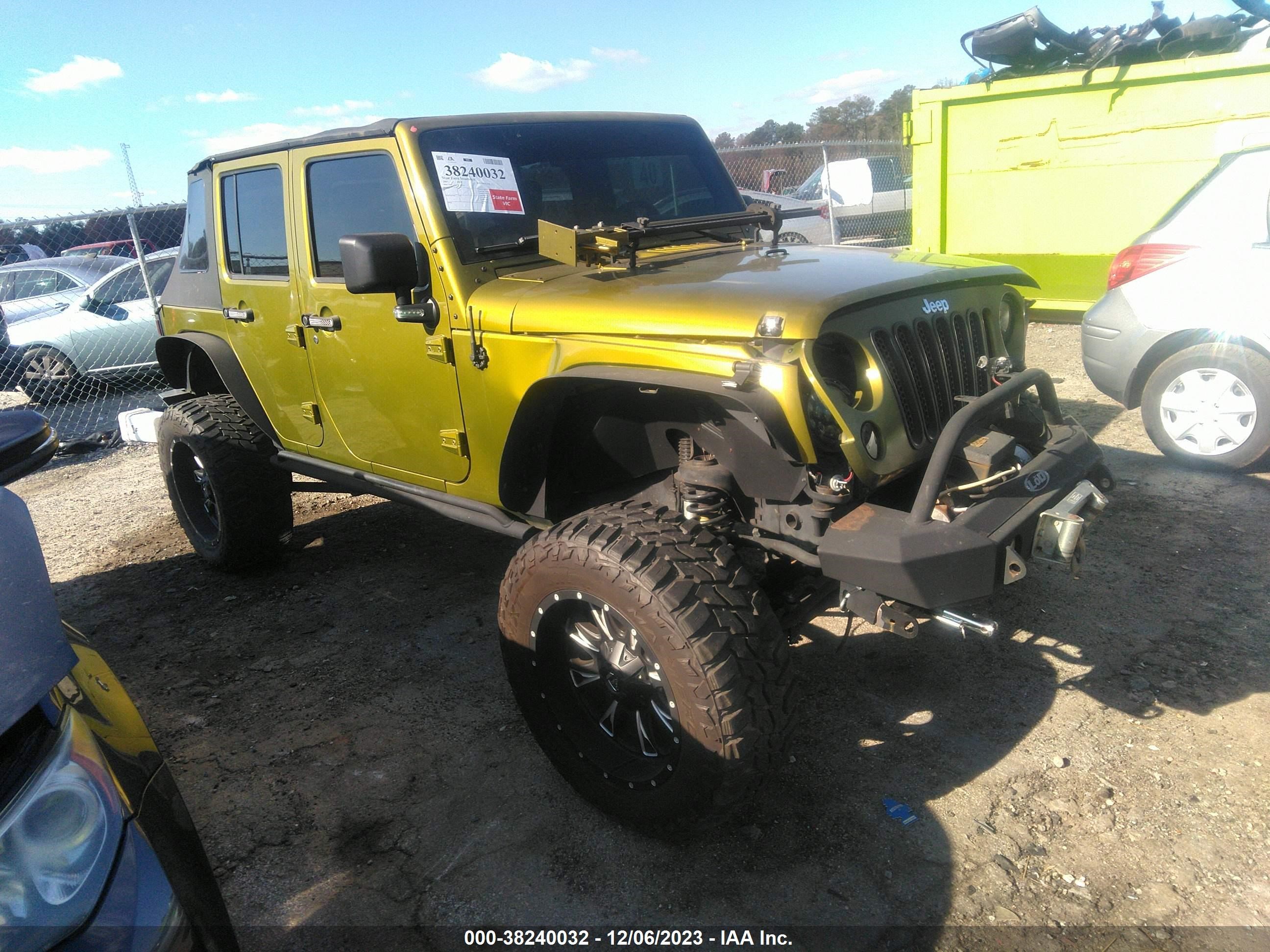 JEEP WRANGLER 2007 1j4ga59197l145559