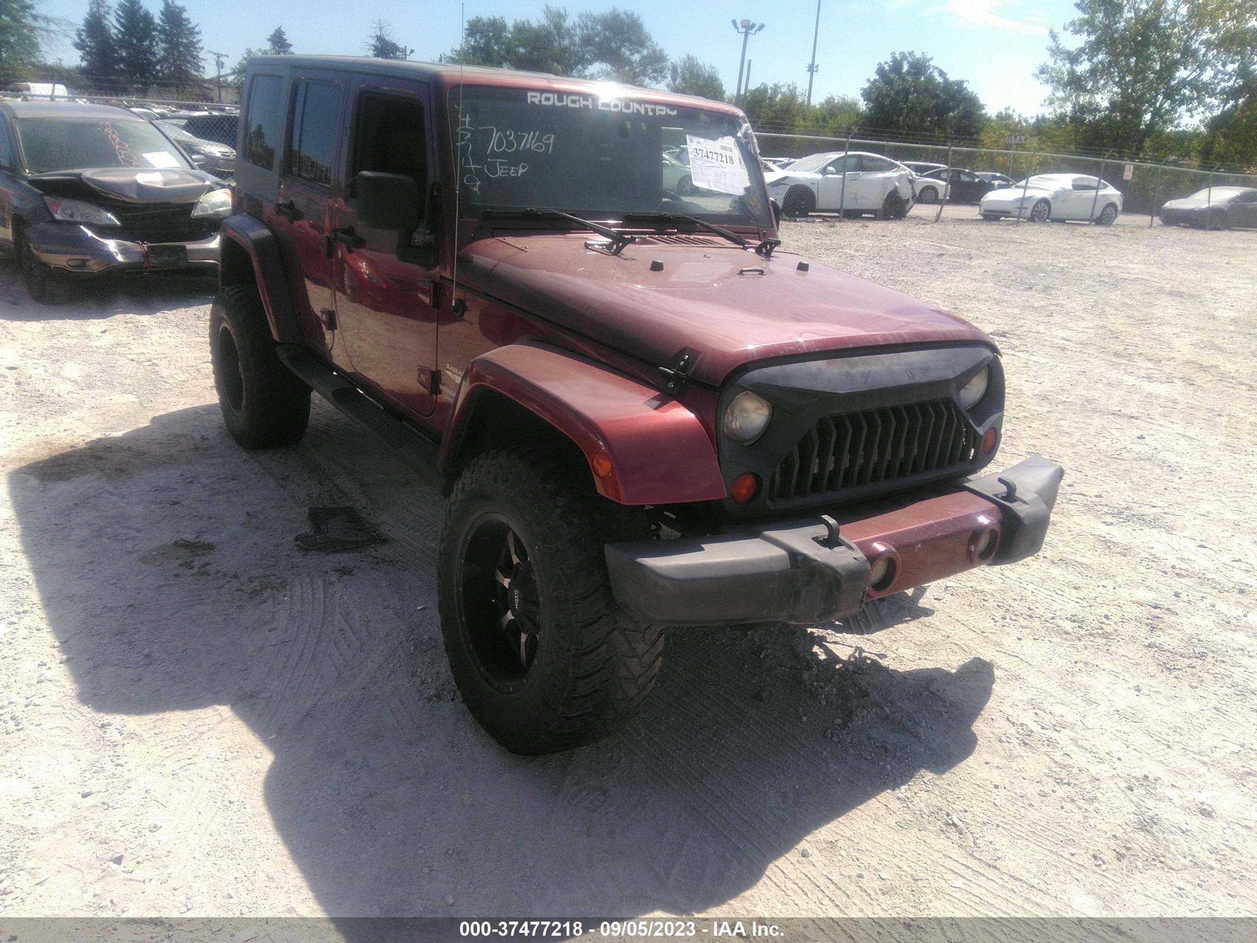 JEEP WRANGLER 2008 1j4ga591x8l537550