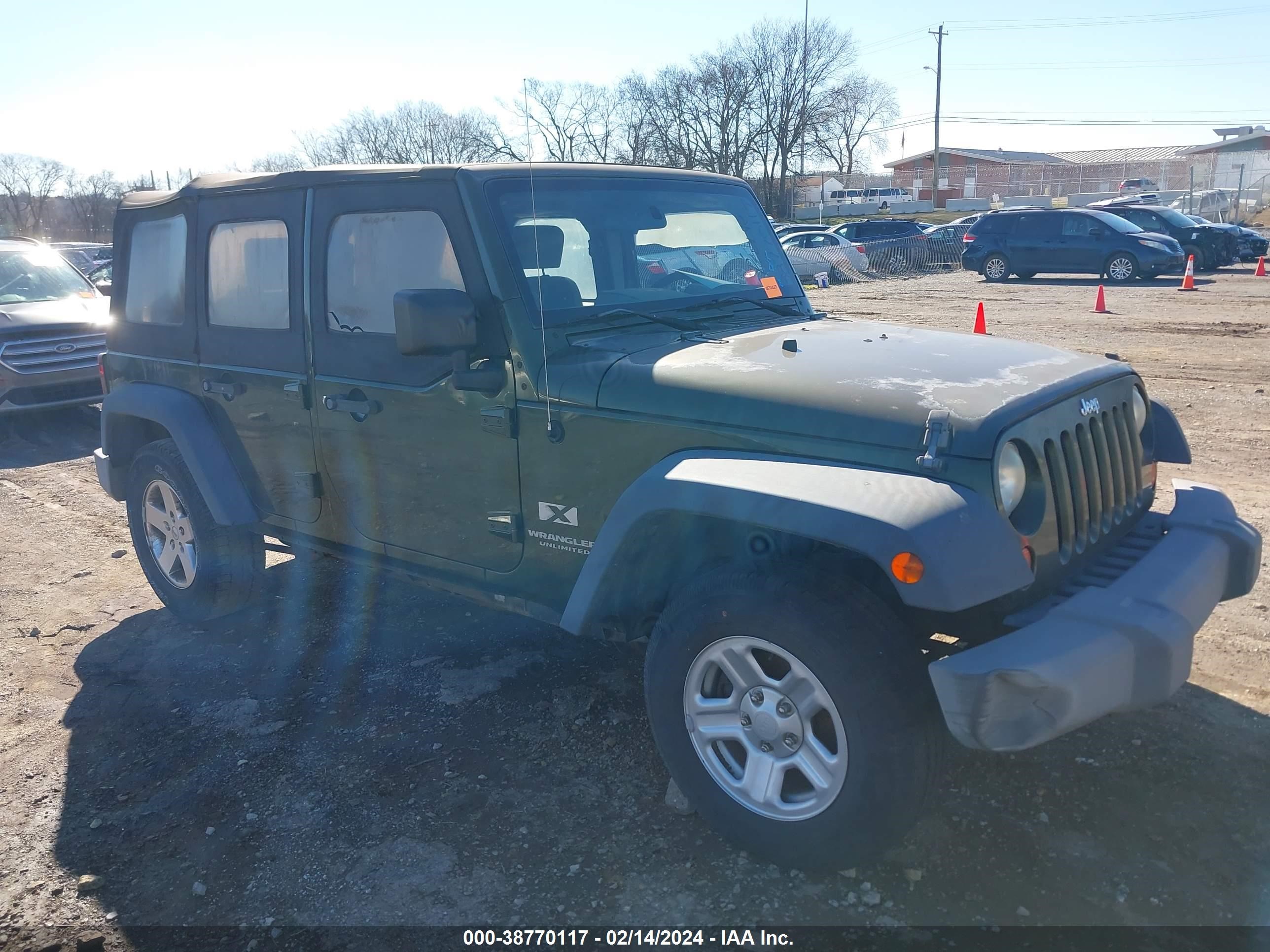 JEEP WRANGLER 2007 1j4gb39127l227215