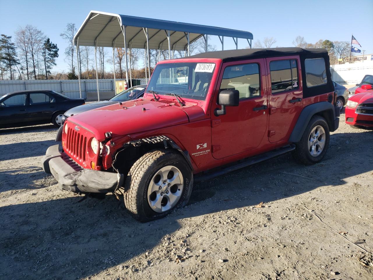 JEEP WRANGLER 2008 1j4gb39178l517967