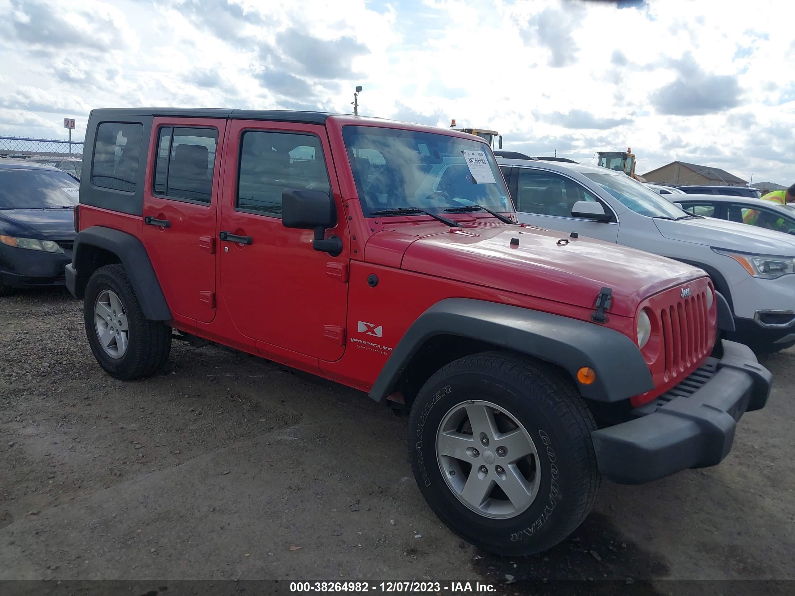 JEEP WRANGLER 2008 1j4gb39198l595358