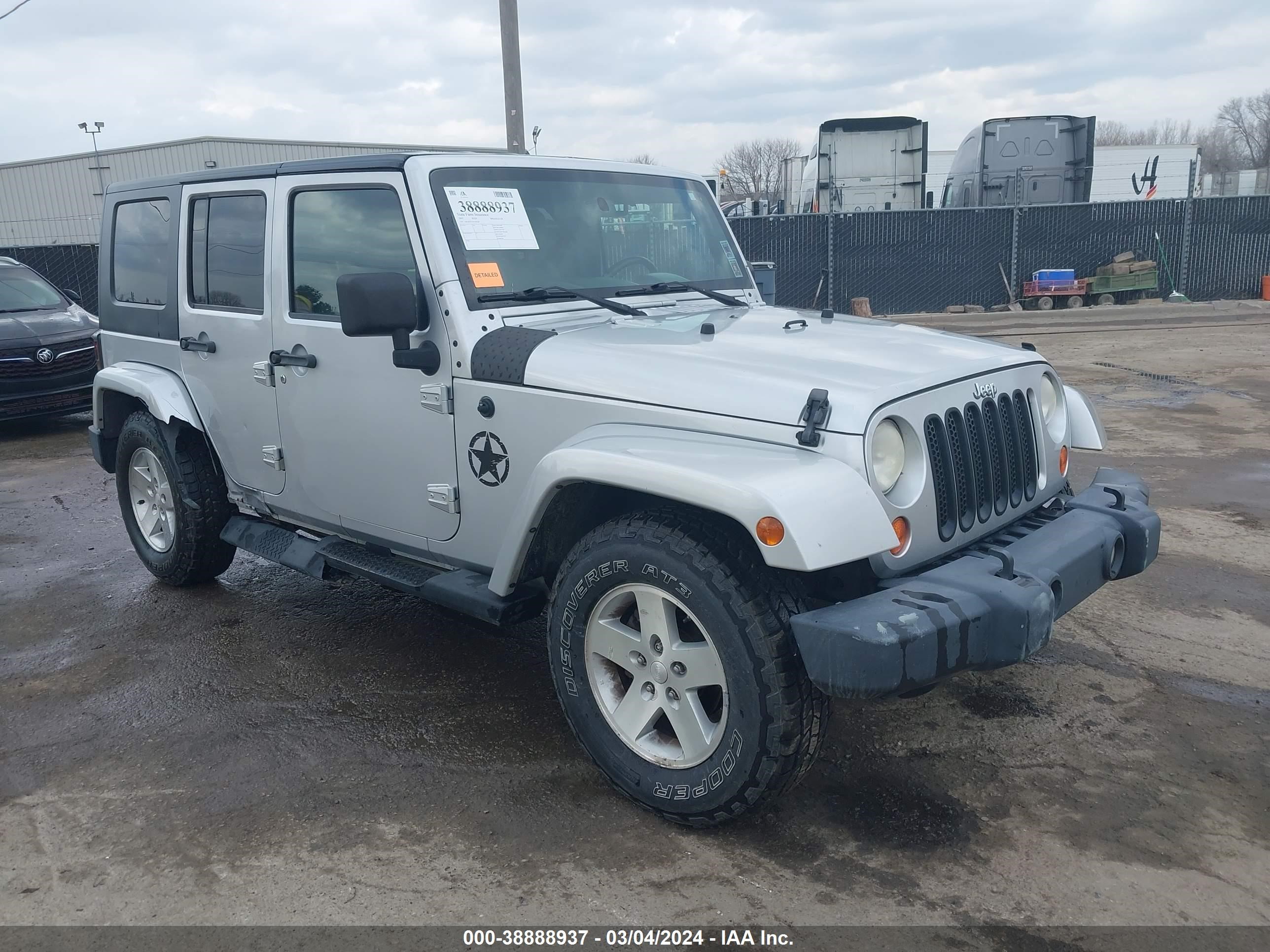 JEEP WRANGLER 2007 1j4gb59127l129149