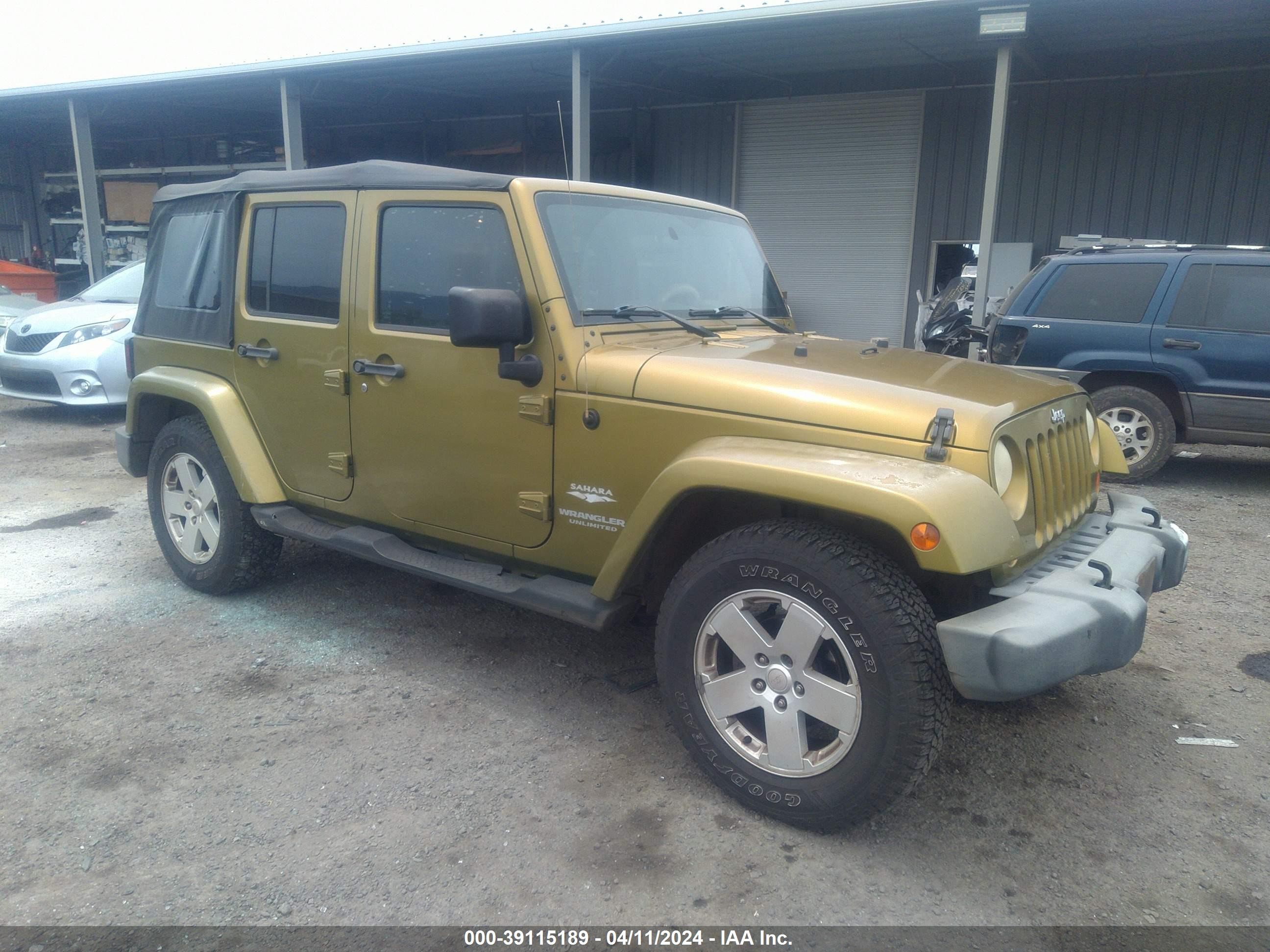 JEEP WRANGLER 2007 1j4gb59197l184326