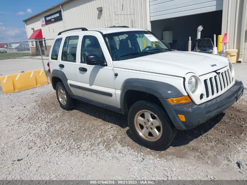 JEEP LIBERTY (NORTH AMERICA) 2007 1j4gk48k67w509582