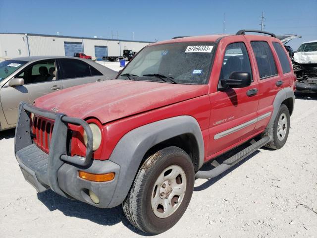 JEEP LIBERTY SP 2002 1j4gk48k92w134585