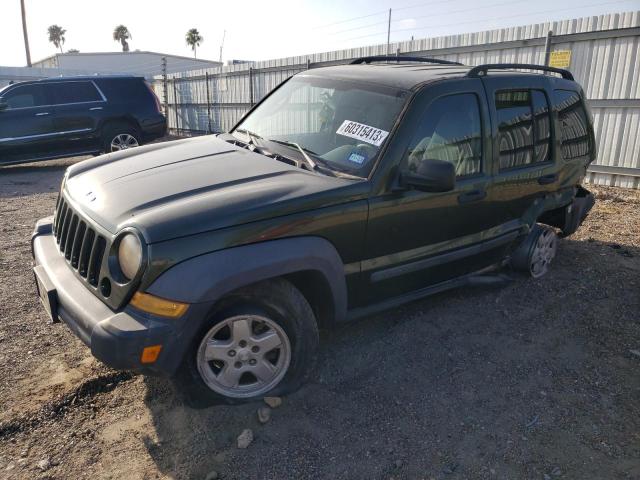 JEEP LIBERTY SP 2007 1j4gk48k97w672890