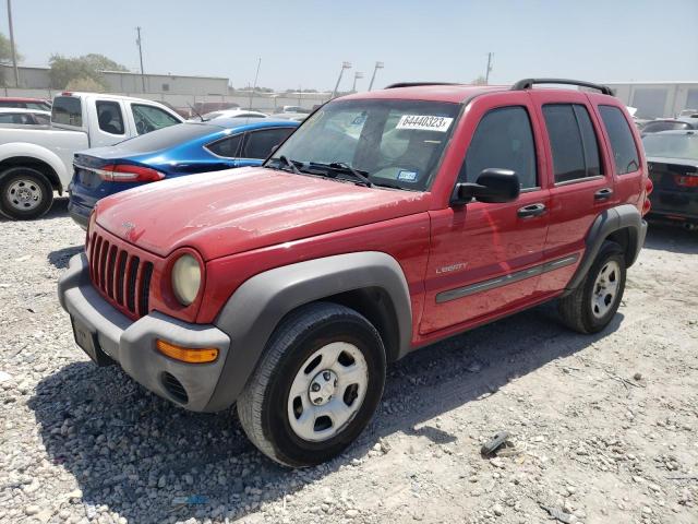 JEEP LIBERTY SP 2004 1j4gk48kx4w148045