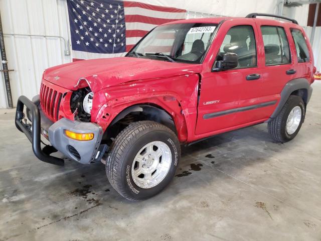 JEEP LIBERTY SP 2004 1j4gk48kx4w285406