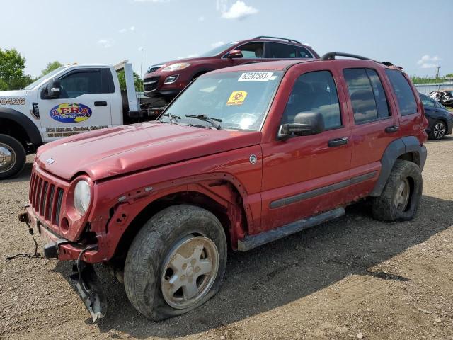 JEEP LIBERTY SP 2007 1j4gl48k07w572447