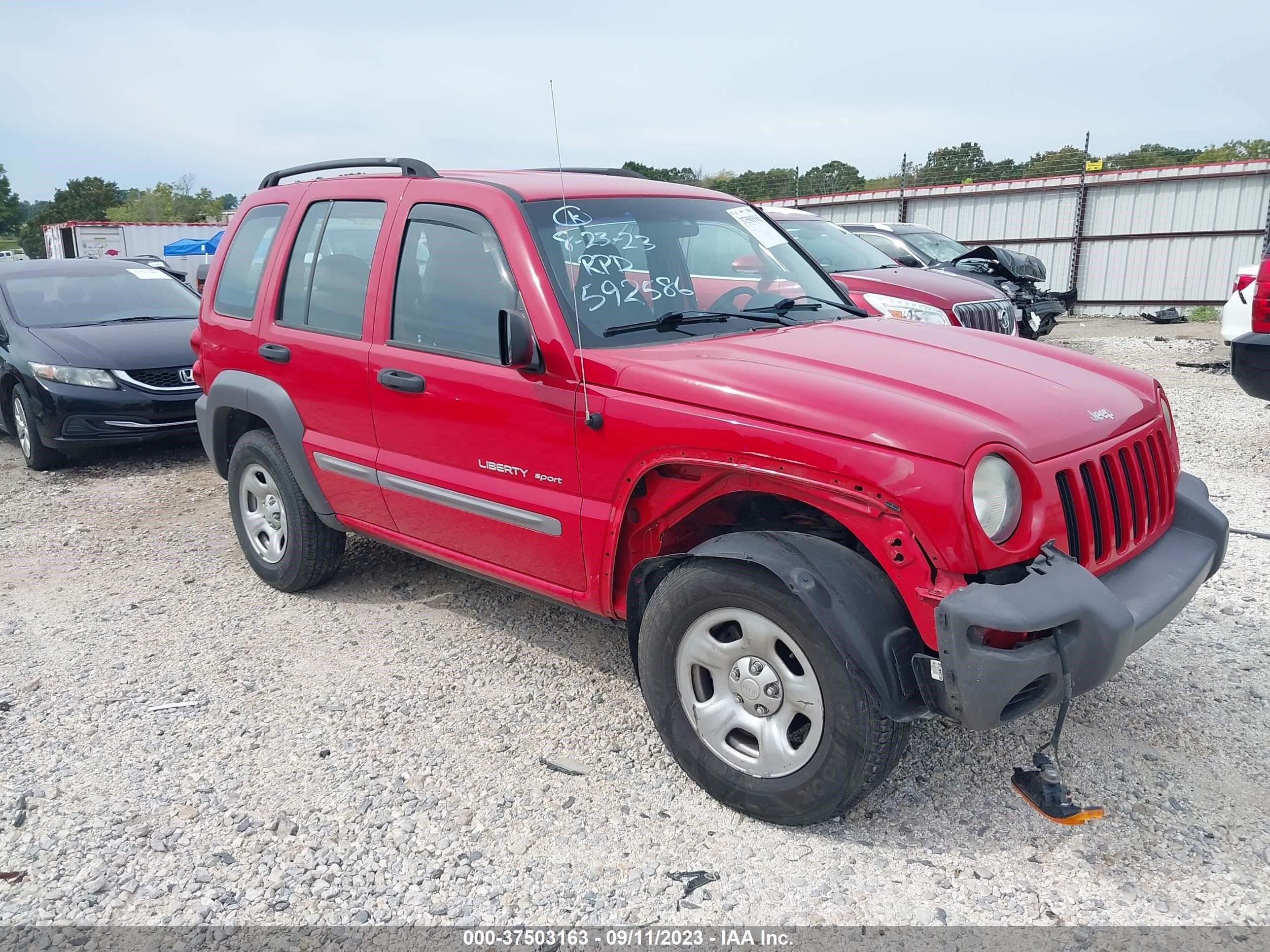 JEEP LIBERTY (NORTH AMERICA) 2003 1j4gl48k13w592586