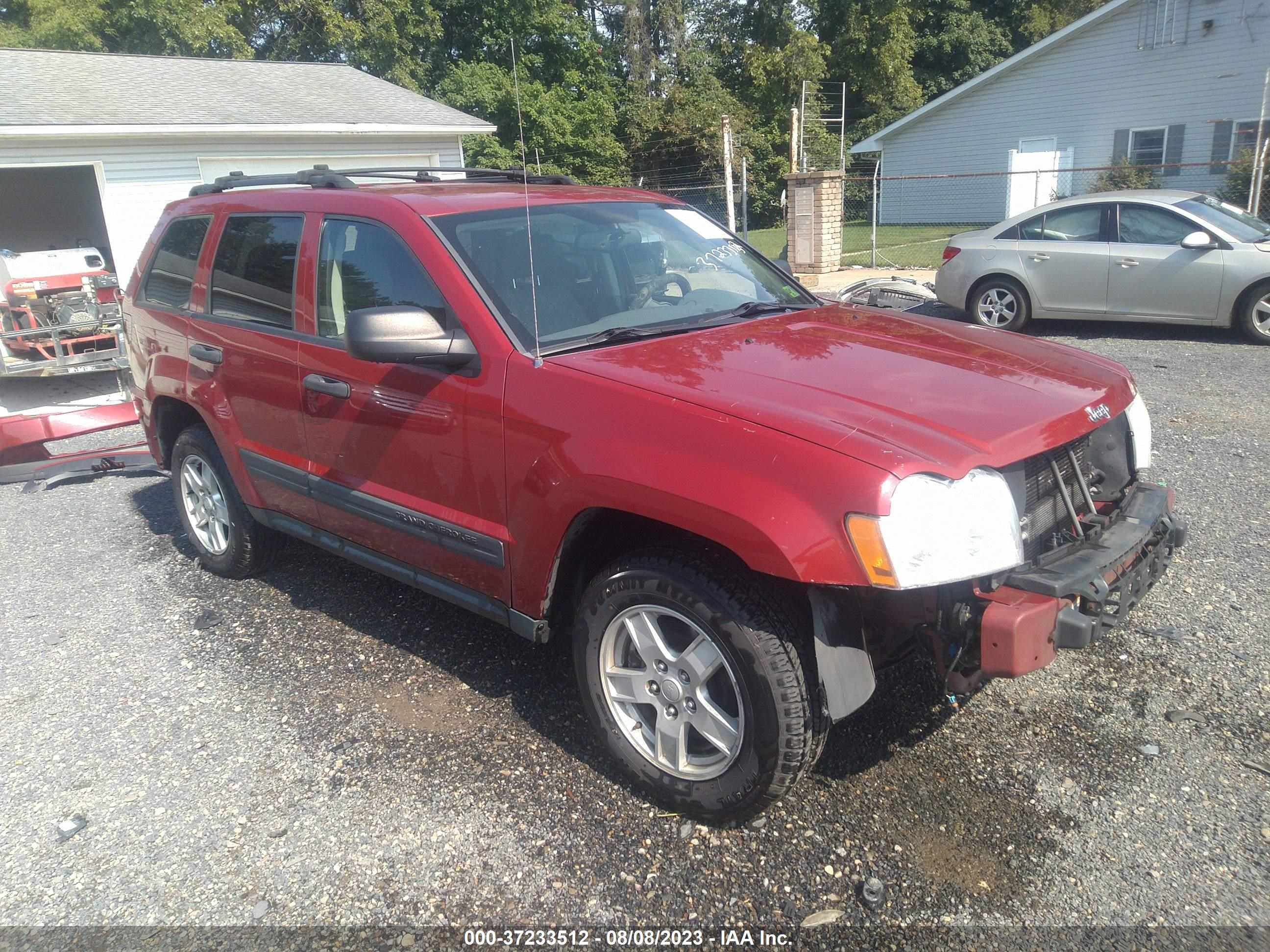 JEEP GRAND CHEROKEE 2005 1j4gr48kx5c627757