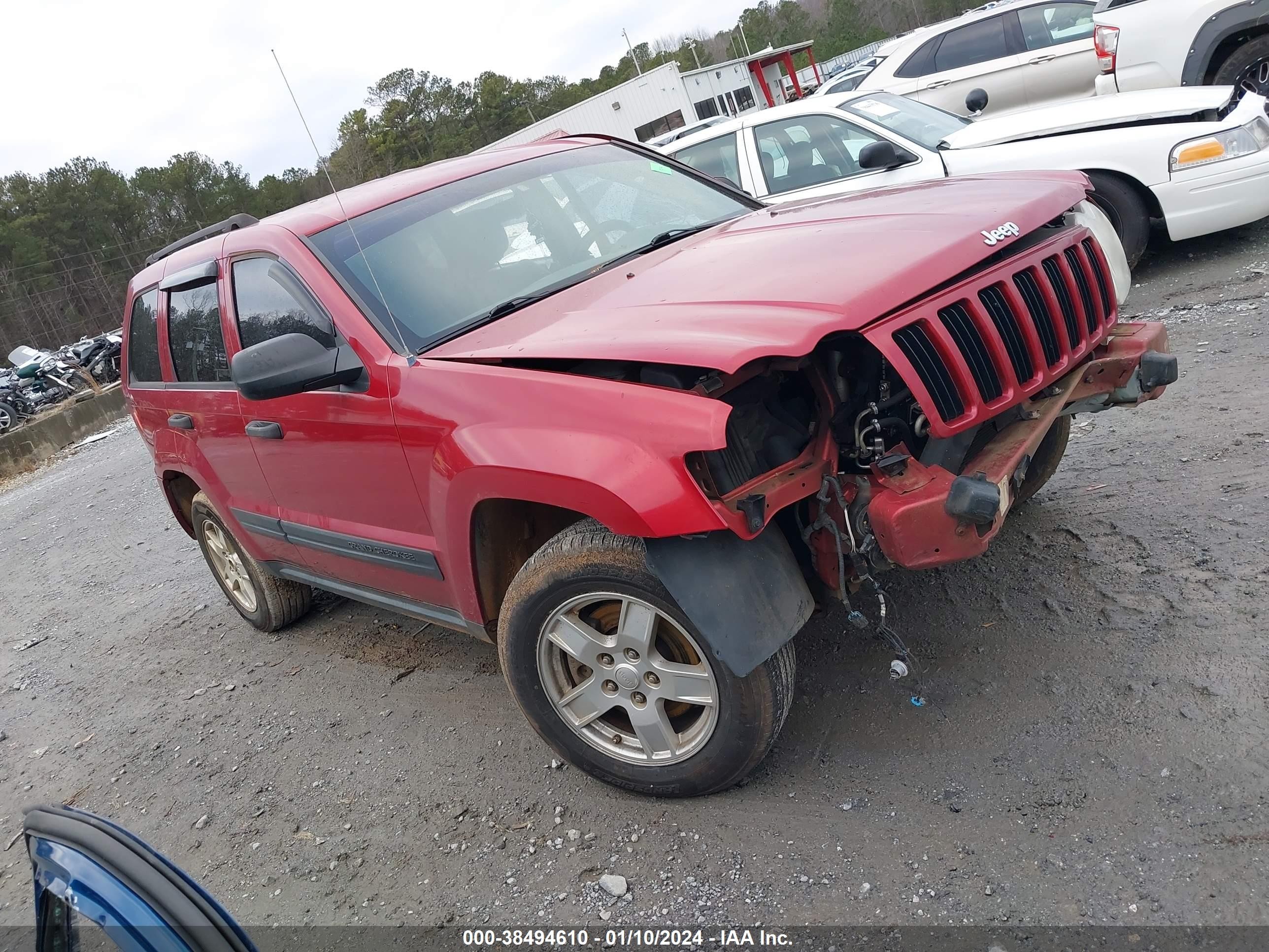 JEEP GRAND CHEROKEE 2005 1j4gs48k05c580081