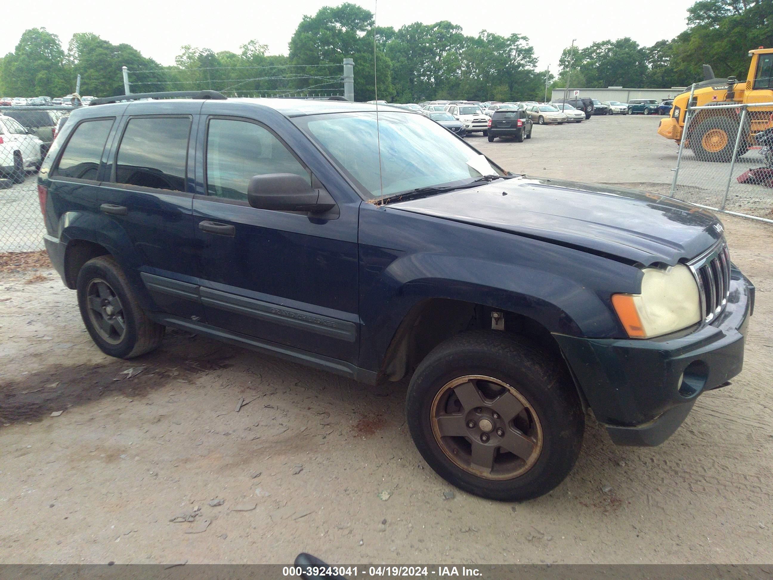 JEEP GRAND CHEROKEE 2005 1j4gs48k35c656506