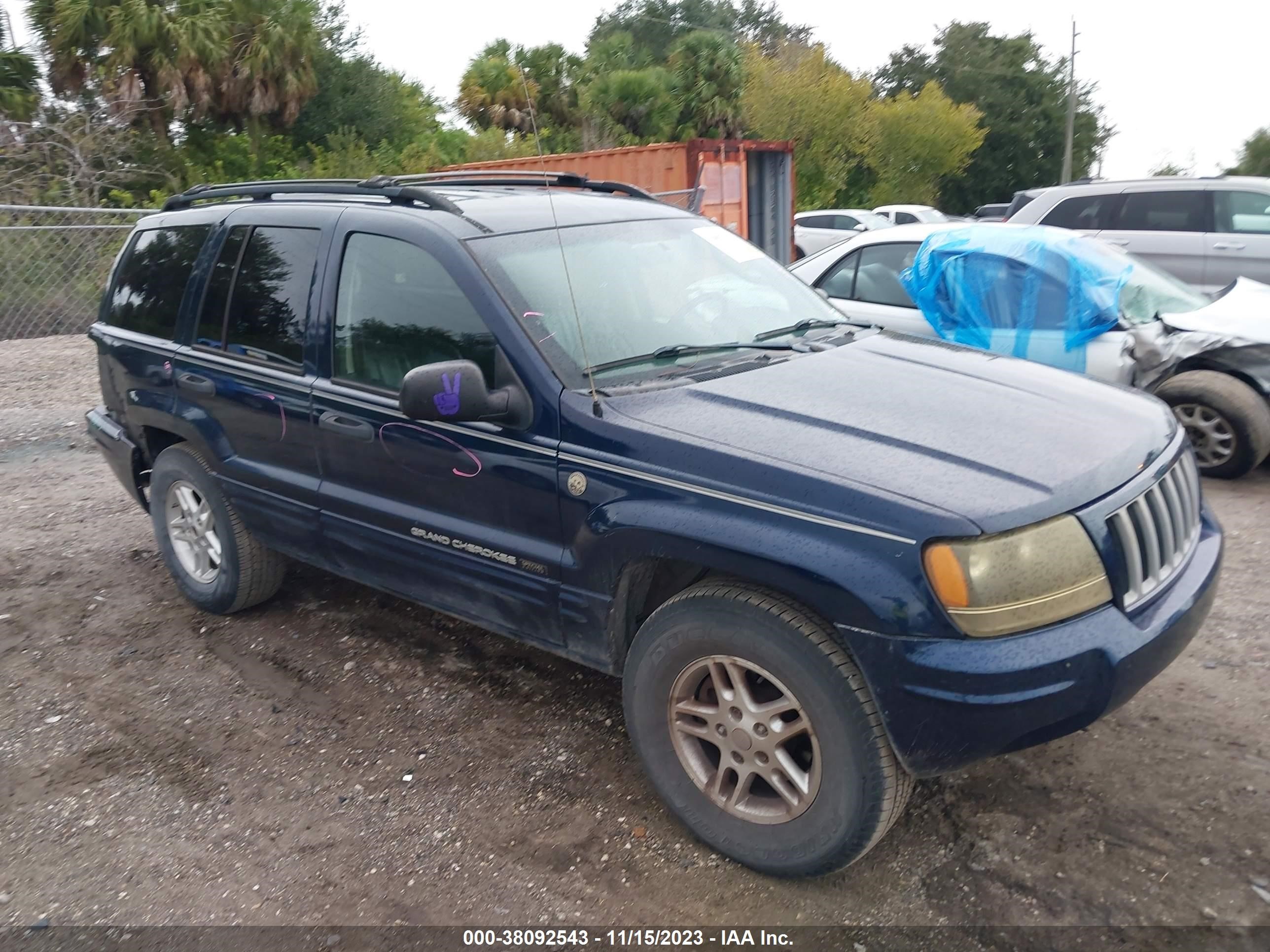 JEEP GRAND CHEROKEE 2004 1j4gw48n54c310907