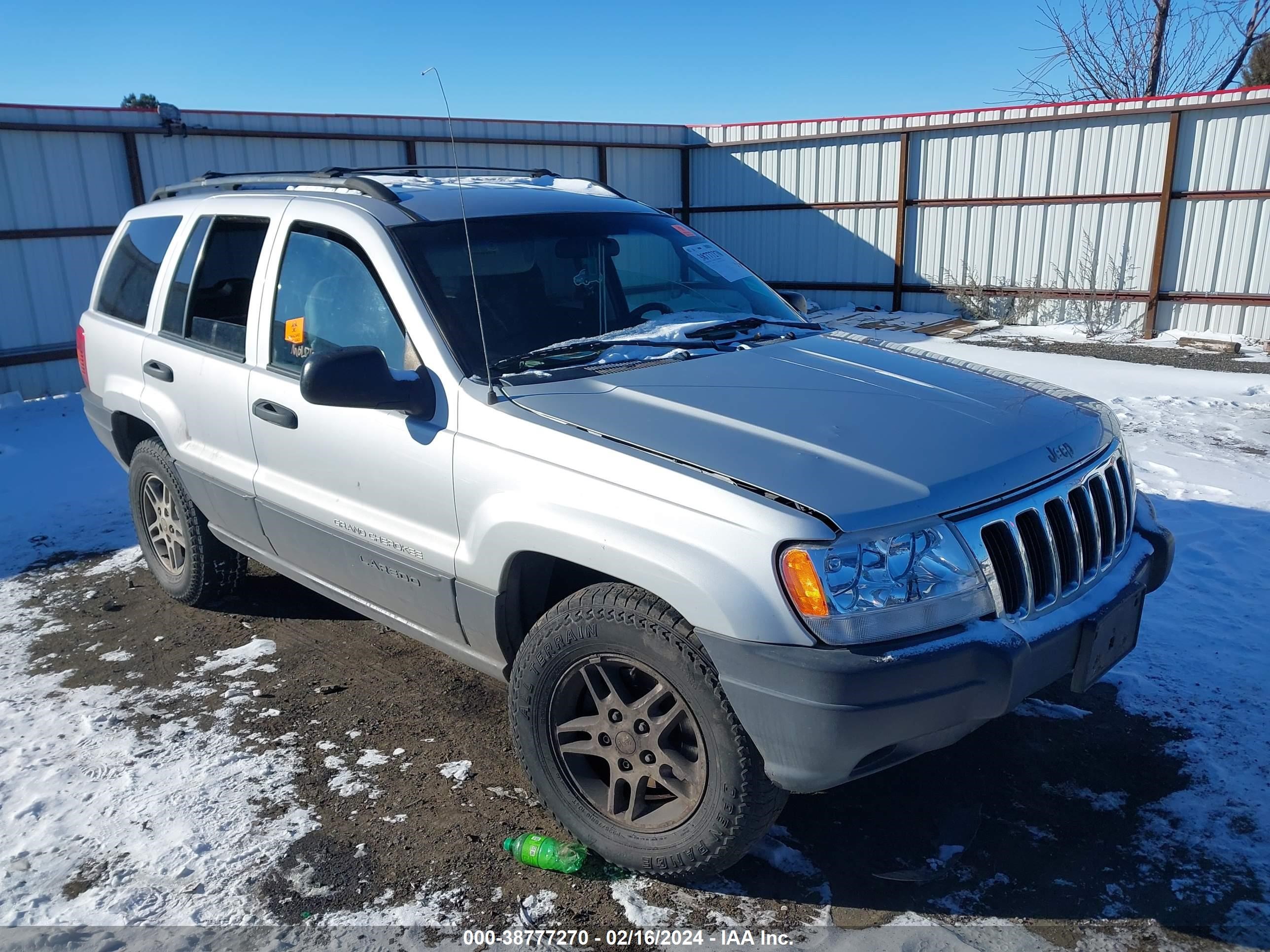 JEEP GRAND CHEROKEE 2003 1j4gw48n83c593317