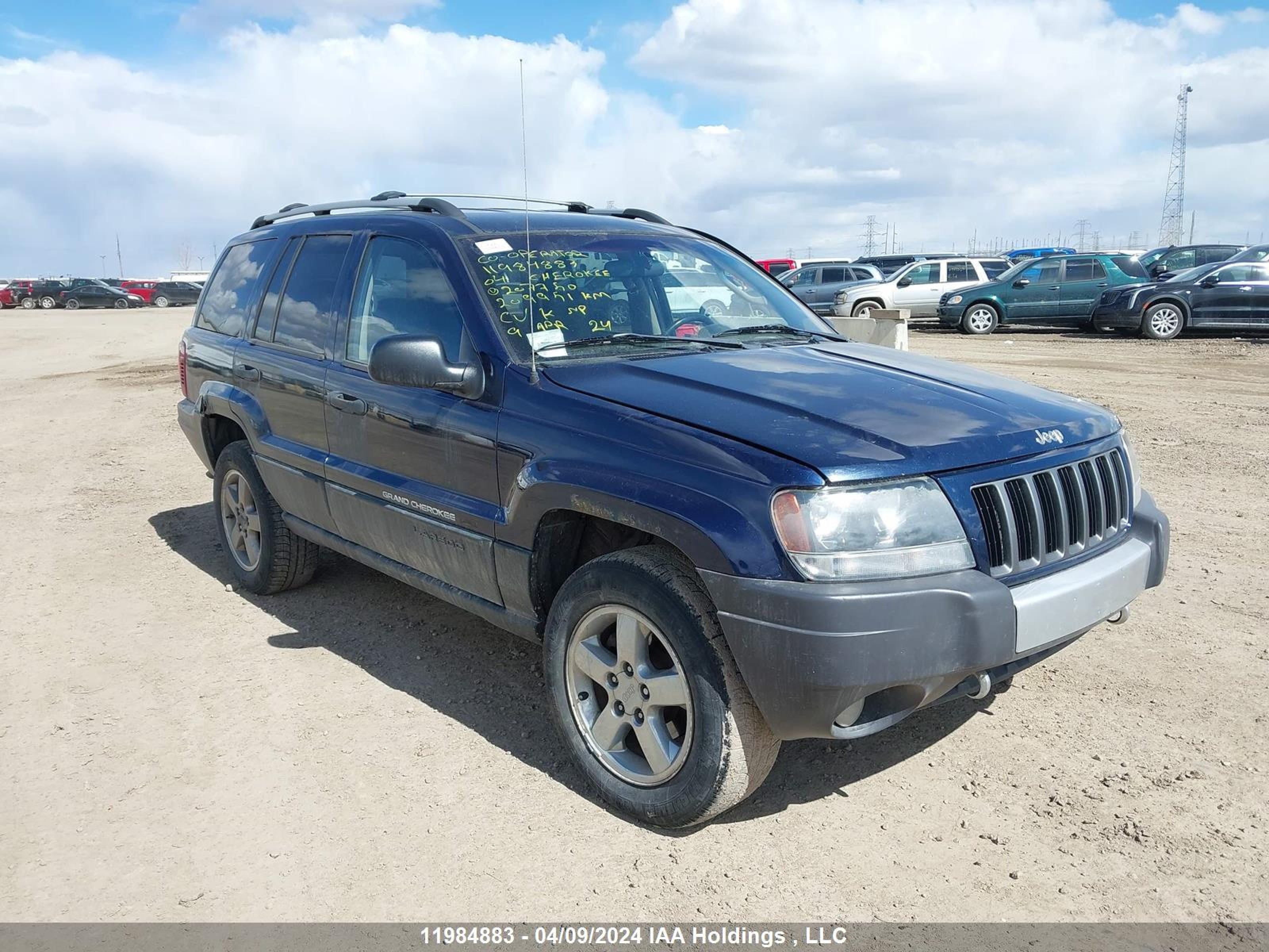 JEEP GRAND CHEROKEE 2004 1j4gw48s14c207750