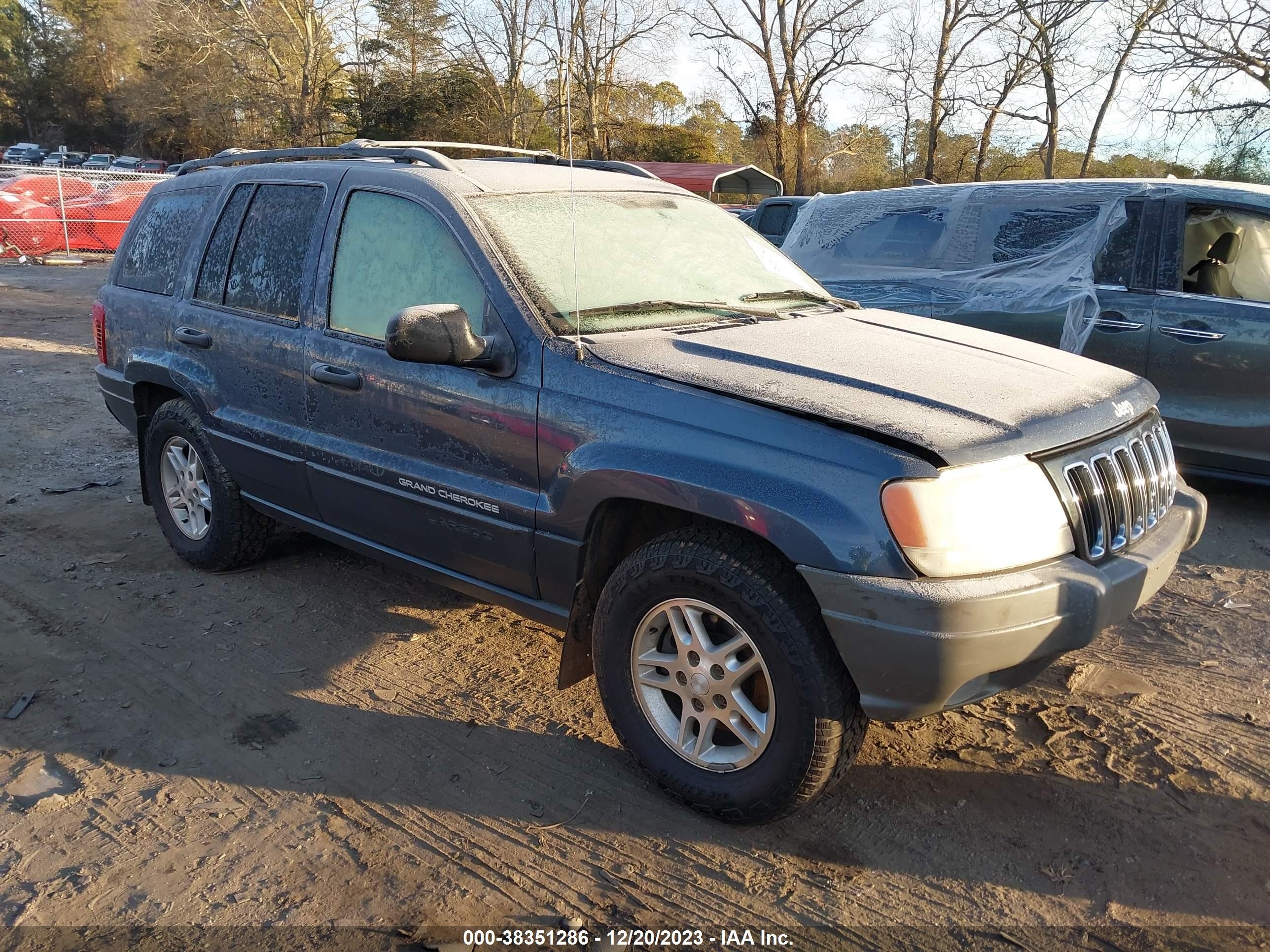 JEEP GRAND CHEROKEE 2003 1j4gw48s33c560683