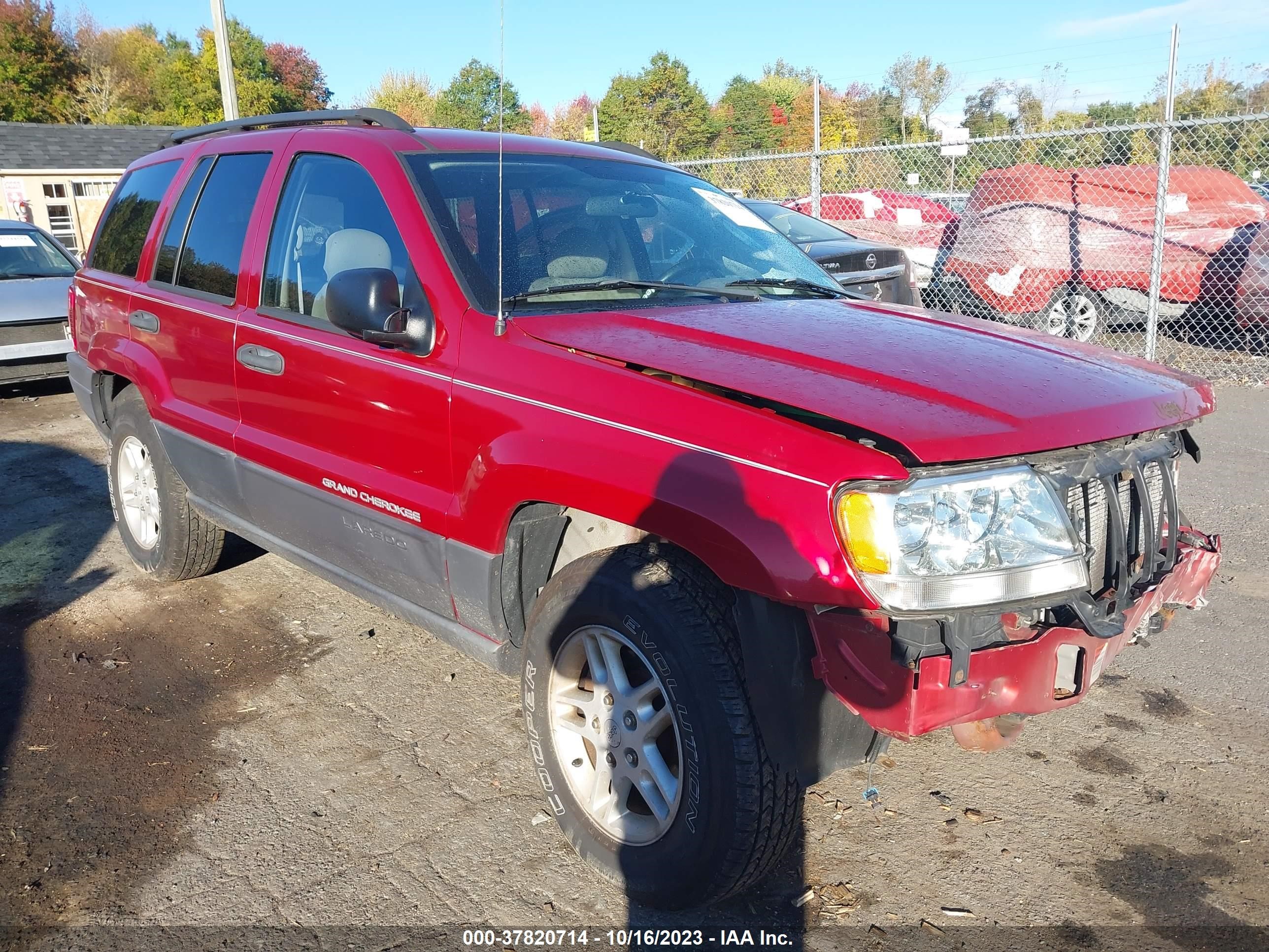 JEEP GRAND CHEROKEE 2004 1j4gw48s34c291909